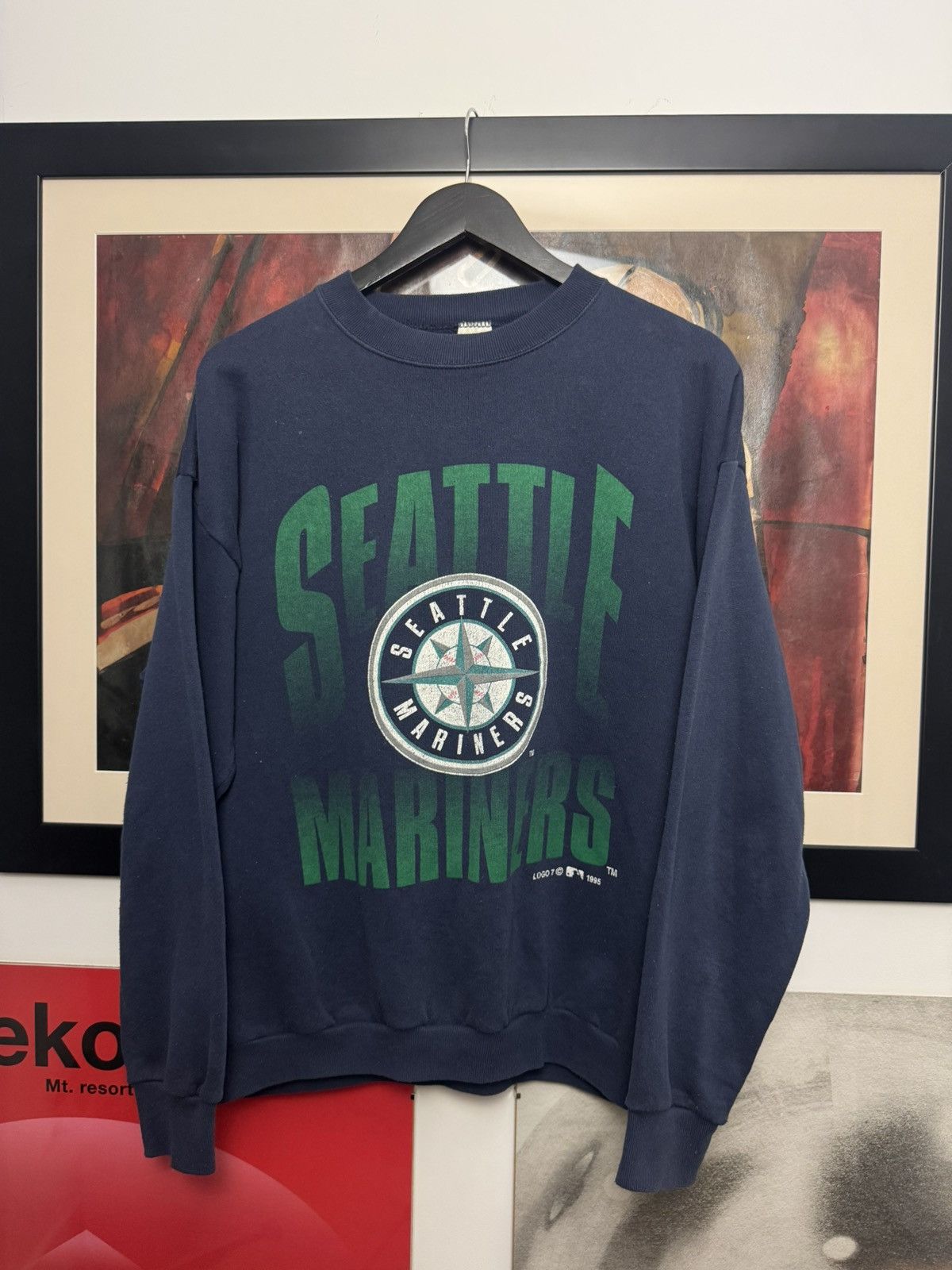 MLB Vintage 90s Seattle Marines Major League Baseball MLB Logo7 Size US L / EU 52-54 / 3 - 3 Thumbnail