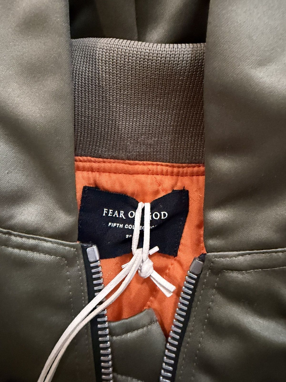 Fear of God Fear of God 5th Collection Satin Hooded Bomber size XL Size US XL / EU 56 / 4 - 3 Thumbnail