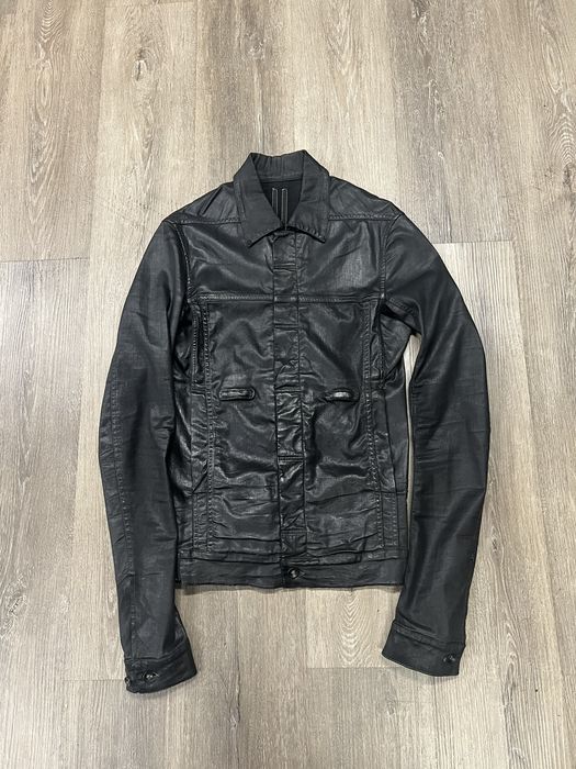 Rick Owens Rick Owens Waxed Denim Jacket | Grailed