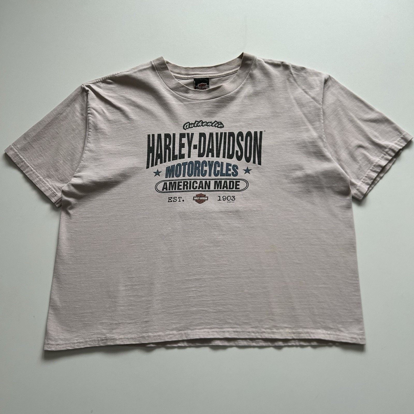 Harley Davidson Vintage 90s Harley Davidson Motorcycles T-Shirt XL Boxy Rare Size US XL / EU 56 / 4 - 1 Thumbnail