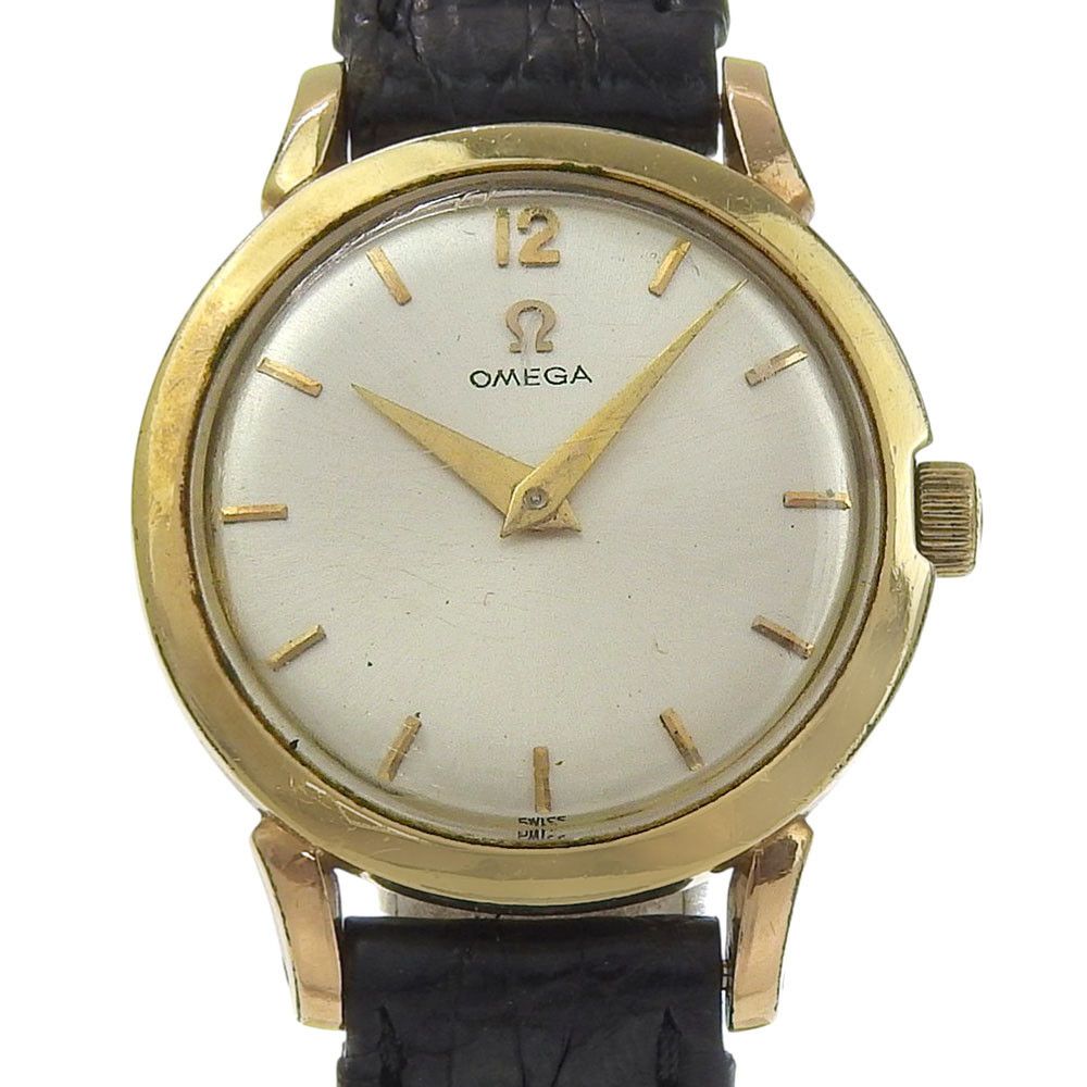 Omega Omega Omega Gold Plated Leather Manual Winding Metal Other Cal.244 DUTY FREE for USA Size ONE SIZE - 1 Thumbnail