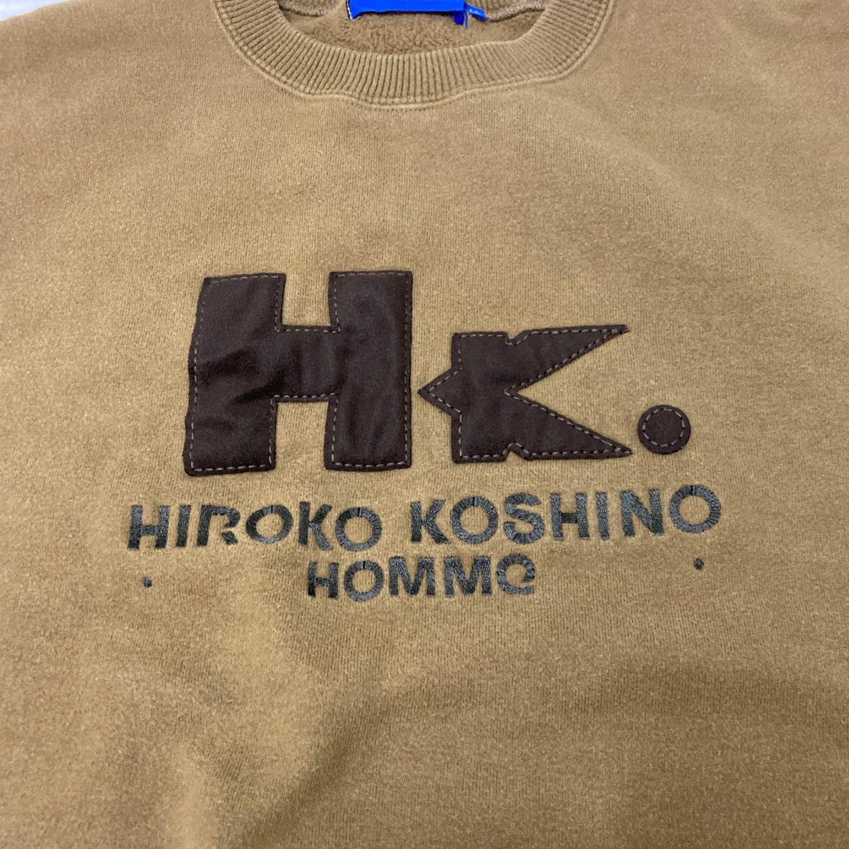 Vintage Hiroko Koshino Men Pullover Sweater L Brown Brown Pullover Sweater Mens L Brown Size US L / EU 52-54 / 3 - 2 Thumbnail