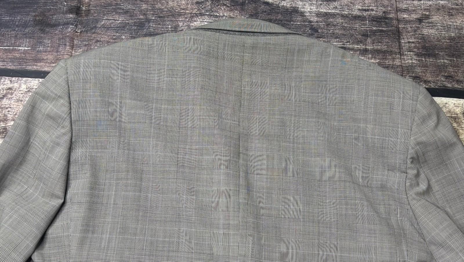 Brooks Brothers Brooks Brothers Blazer Jacket Mens 46 Brookscool Check Wool Size 46R - 8 Thumbnail