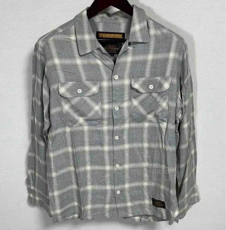 Neighborhood Neighborhood Artificial Silk Open Collar Shirt Size US L / EU 52-54 / 3 - 1 Thumbnail