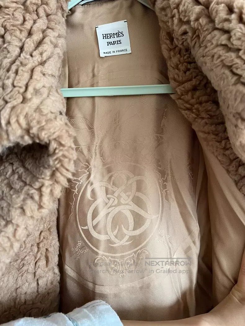 Hermes Hermes Camel Alpaca Wool Coat Size XXS / US 00 / IT 34 - 3 Thumbnail