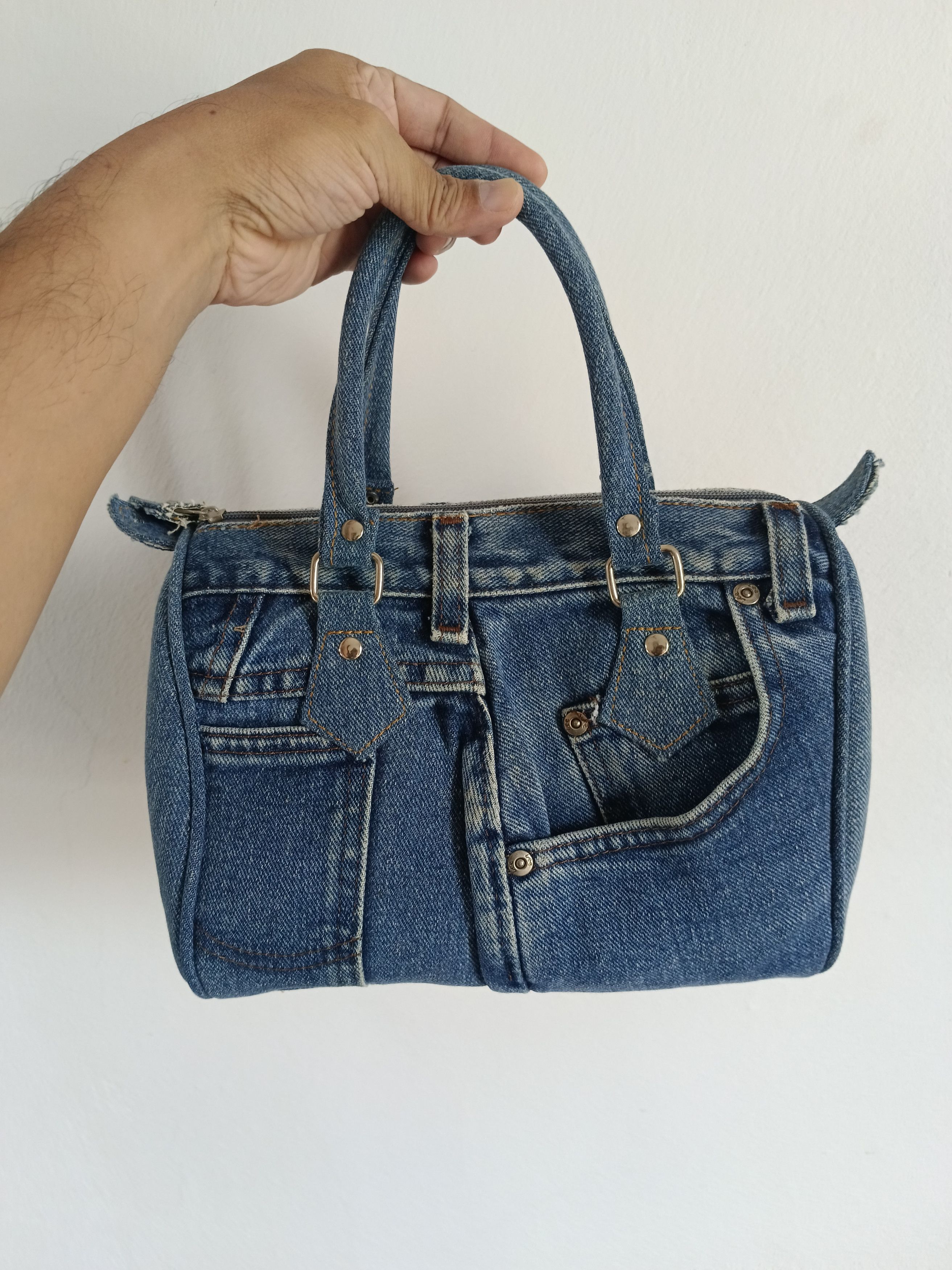 Lee VINTAGE LEE DENIM HANDMADE HANDBAG Size ONE SIZE - 11 Thumbnail
