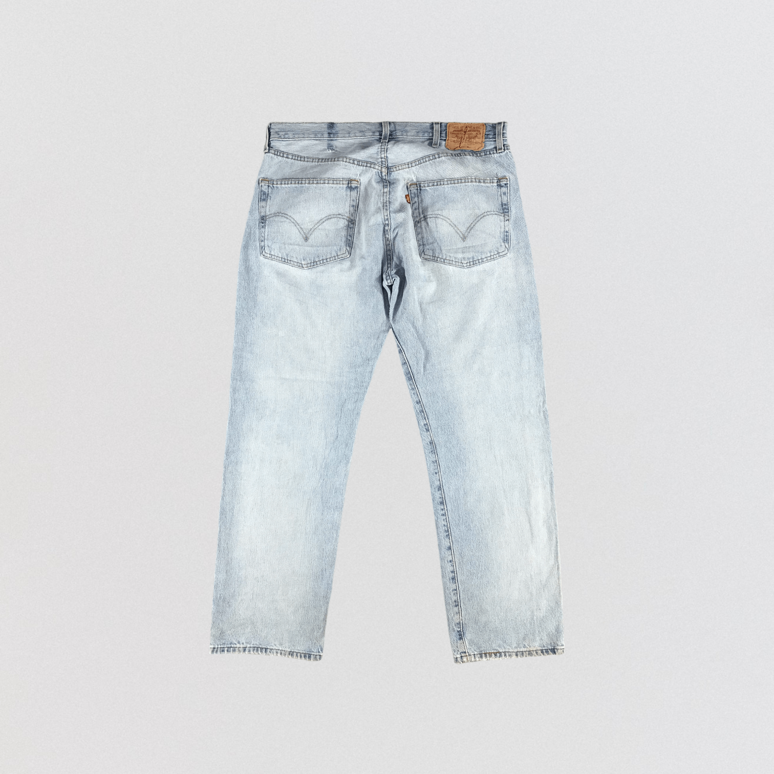 Levi's × Vintage 90s Vintage Light Wash Levis 501 Jeans-JM2842 Size US 38 / EU 54 - 2 Thumbnail