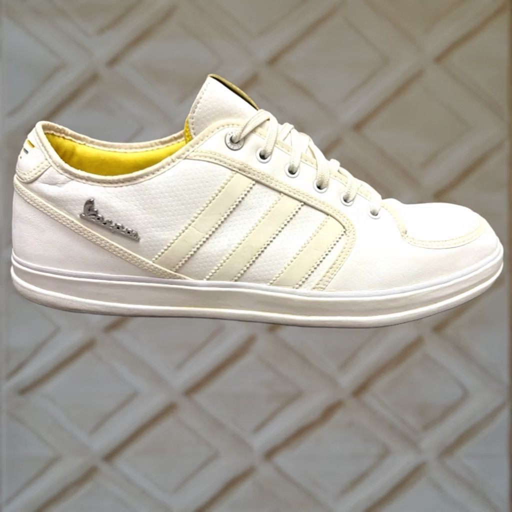 Adidas Adidas Vespa PX Sneaker G01926 White Leather Lace Up 3 Stripe Sneaker Men Size 13 JSQ Size US 13 / EU 46 - 1 Thumbnail