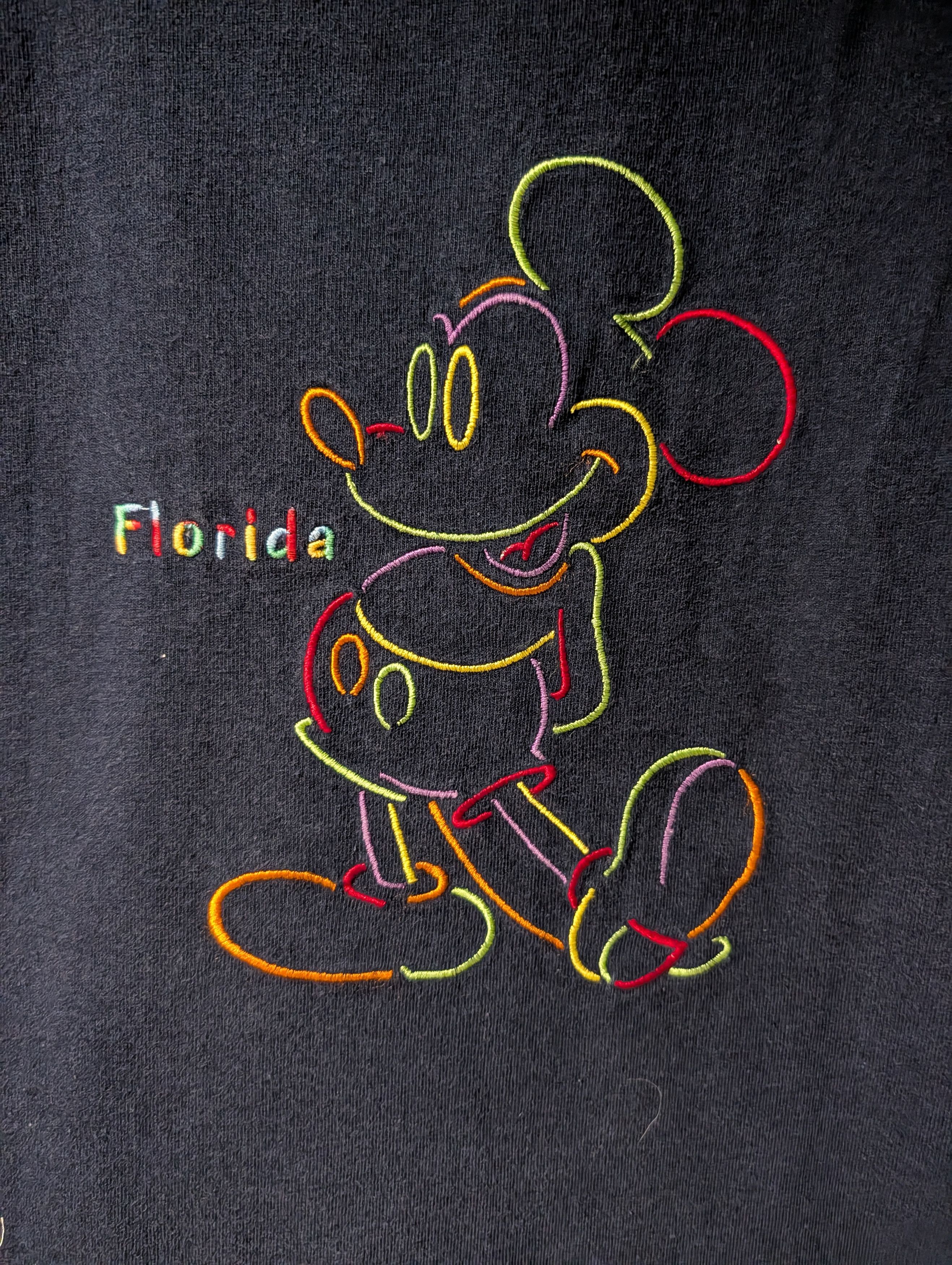 Mickey Unlimited Vintage 90s Mickey Mouse Florida T Shirt Men's Single Stitch Size US XXL / EU 58 / 5 - 2 Thumbnail