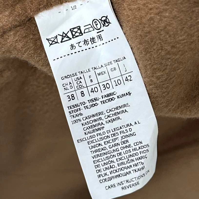 Max Mara MaxMara Lilia Cashmere Camel Coat 42 Size M / US 6-8 / IT 42-44 - 4 Thumbnail