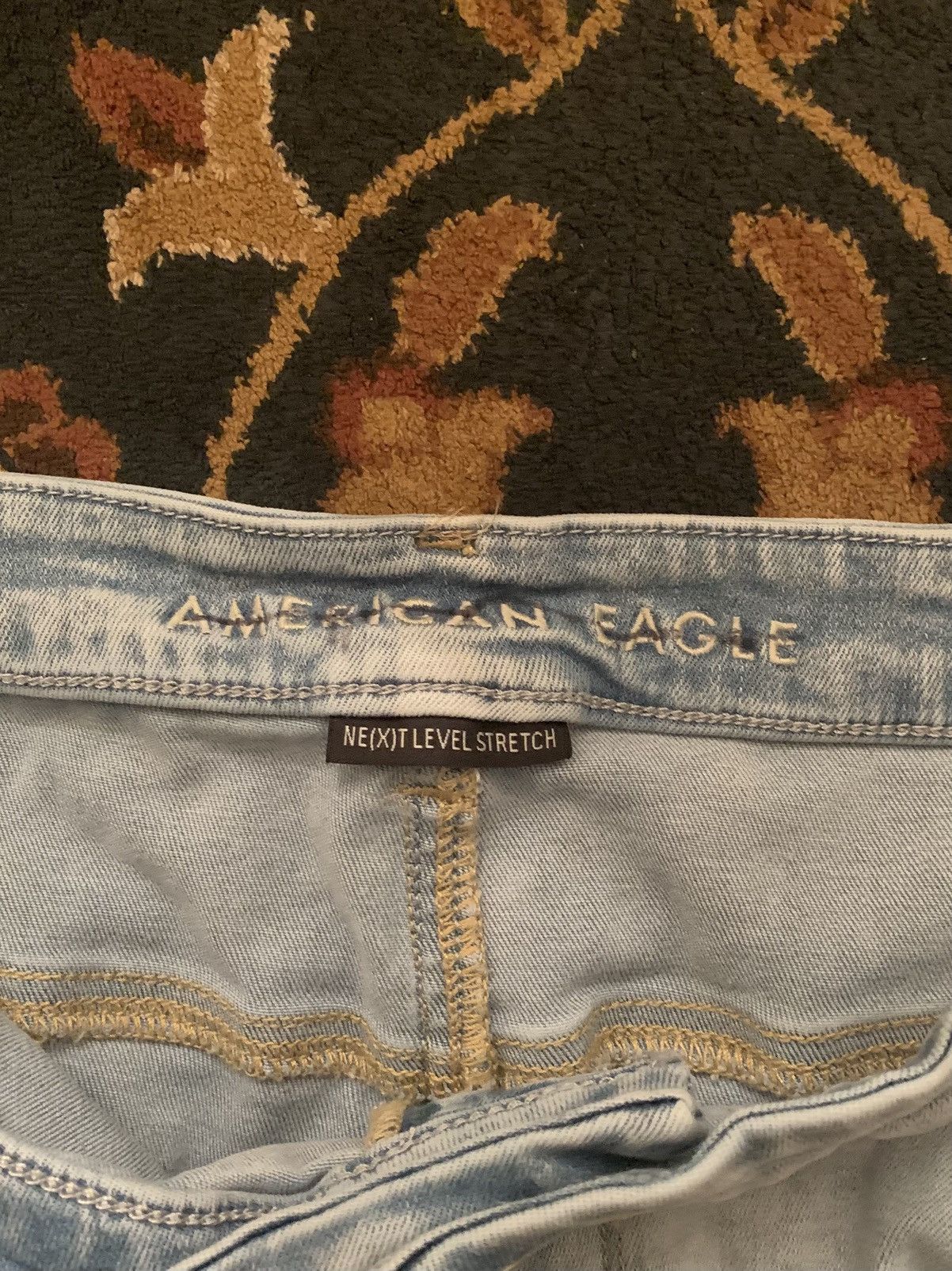 American Eagle Outfitters Vintage Y2K American Eagle Light Blue Curvy Hi-Rise Jegging Size 24" / US 00 / IT 34 - 4 Thumbnail