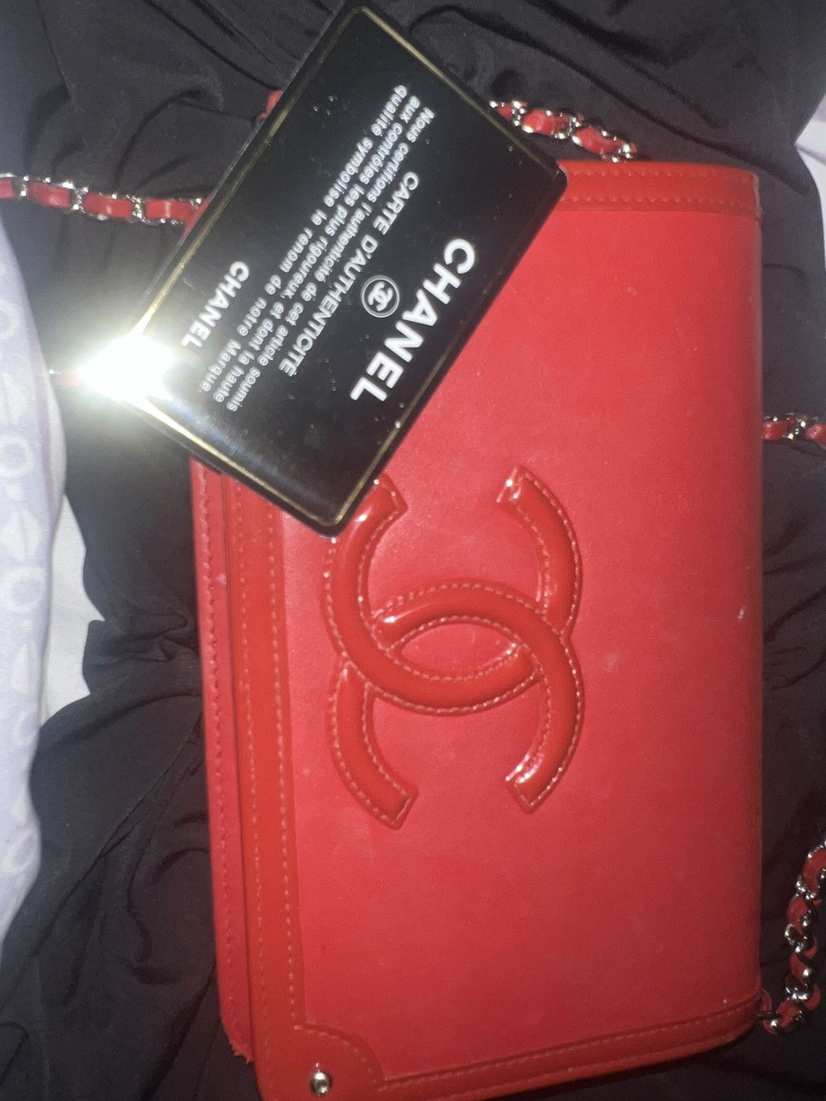 Chanel vintage red chanel bag Size ONE SIZE - 1 Thumbnail