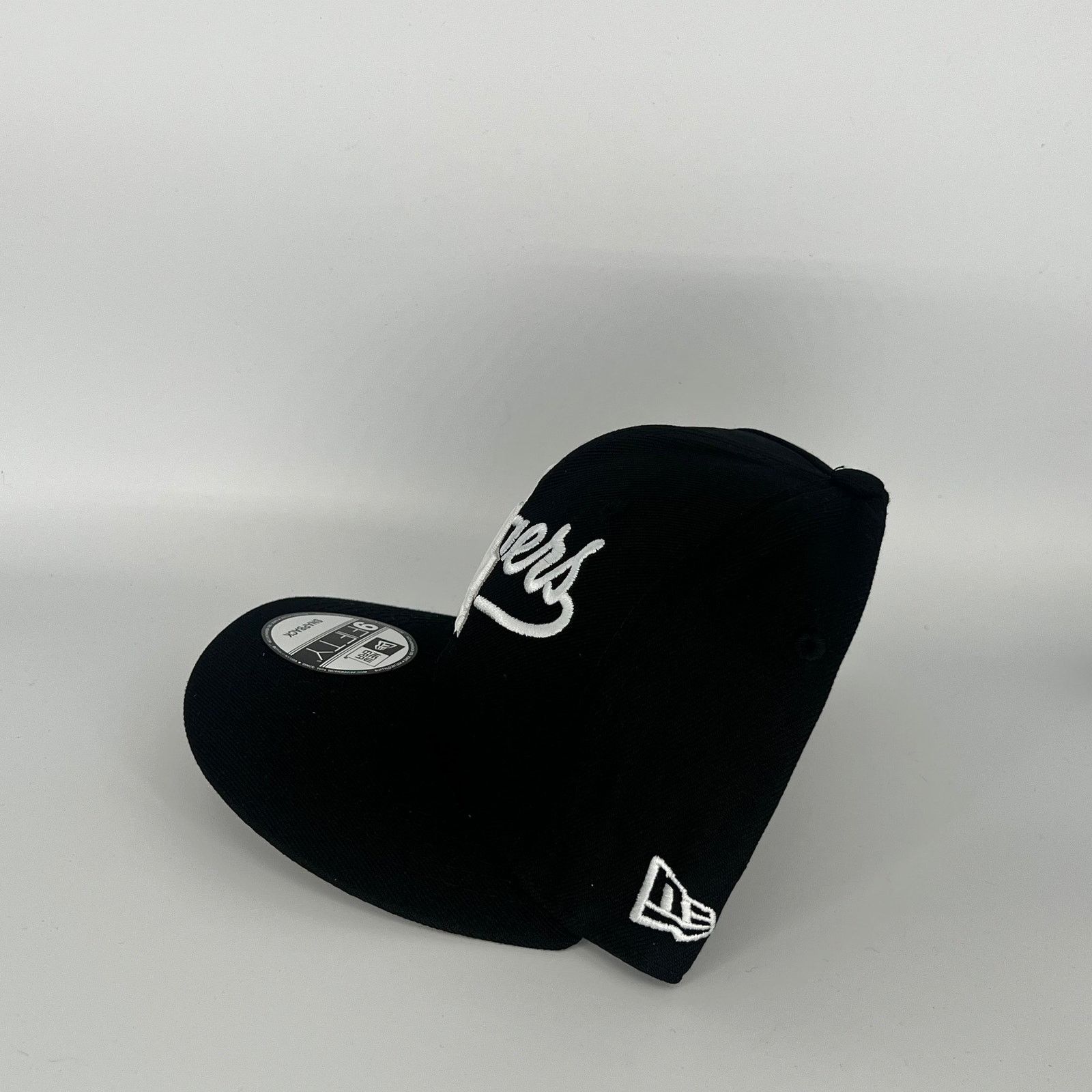 New Era Black Los Angeles Dodgers LA Overlap New Era MLB 9Fifty Size ONE SIZE - 2 Thumbnail