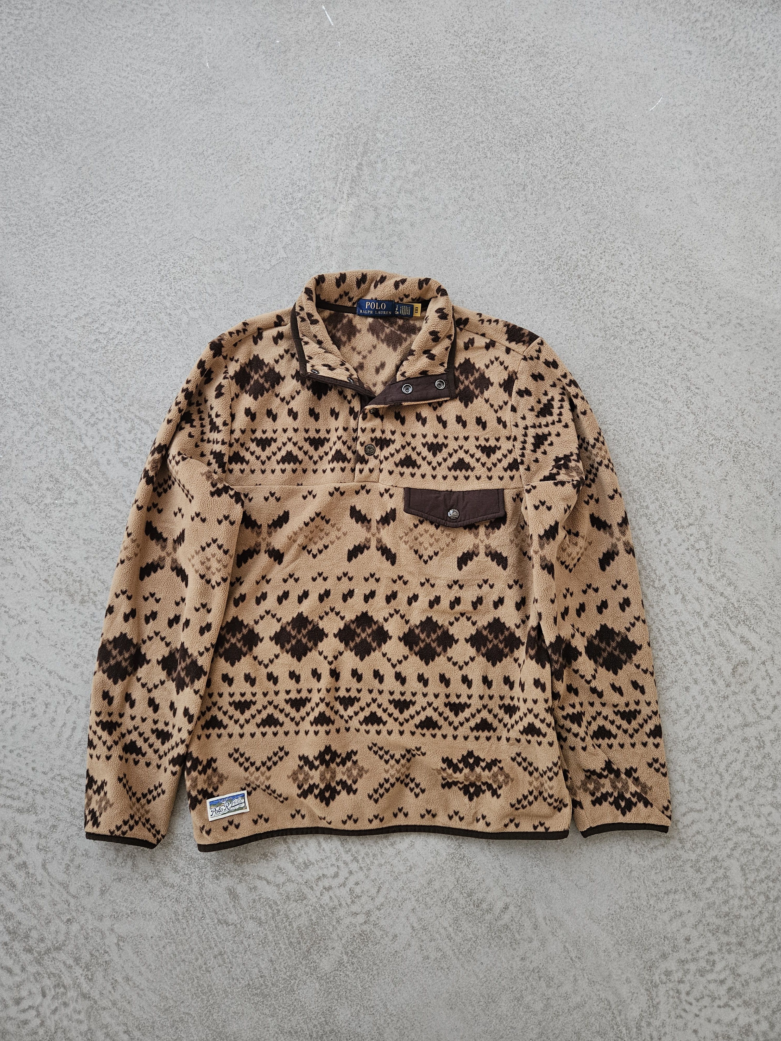 Polo Ralph Lauren Polo Ralph Lauren Fair Isle-Inspired Fleece Pullover Size US S / EU 44-46 / 1 - 1 Thumbnail