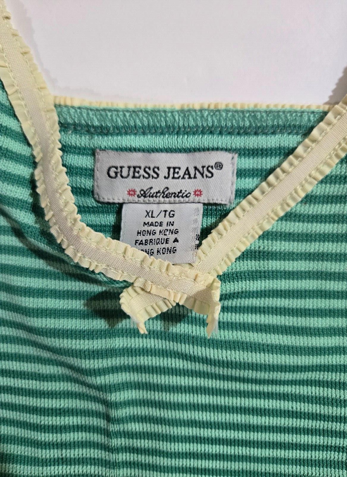 Banana Republic Women's Guess Jeans Cami Spaghetti Straps XL 90's Y2K Size XL / US 12-14 / IT 48-50 - 2 Thumbnail