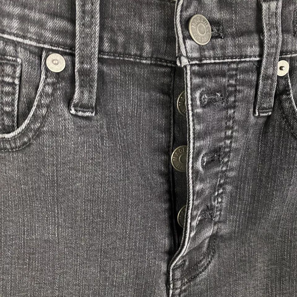 Madewell Madewell Jeans Women's 25P Skinny 10" High Rise Button Fly Size 32" / US 10 / IT 46 - 2 Thumbnail