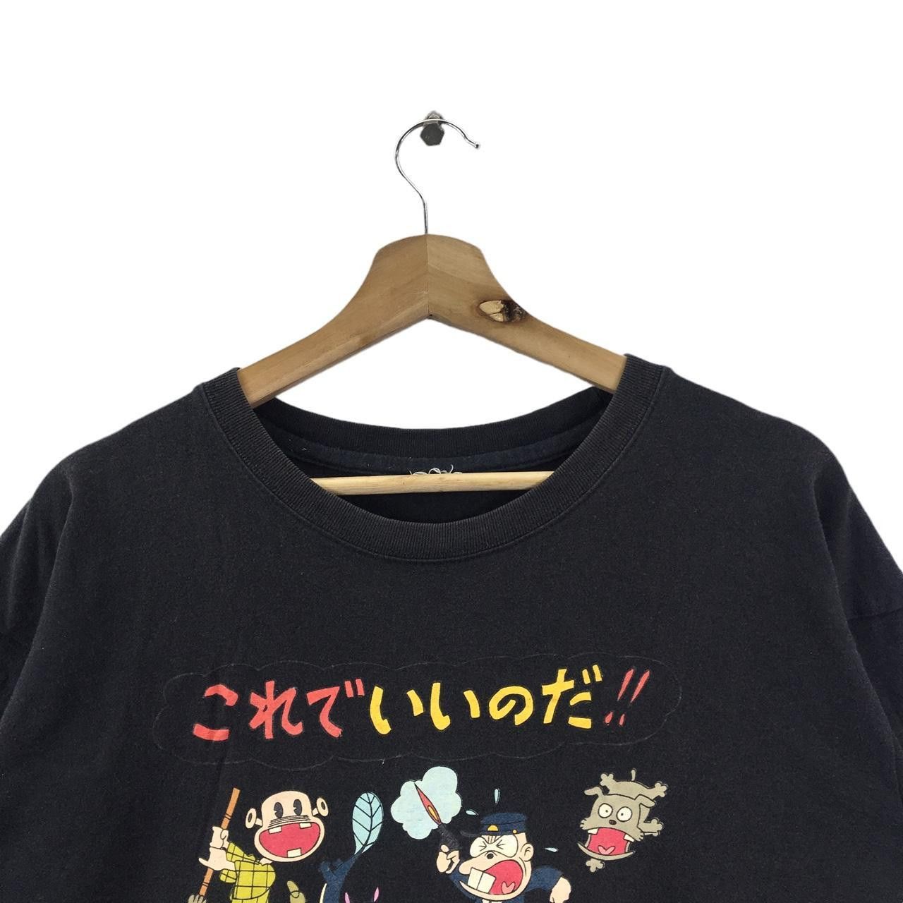 Vintage Vtg 90’ GANSO TENSAI BAKABON Anime Manga Tee Shirt Comic Size US L / EU 52-54 / 3 - 2 Thumbnail
