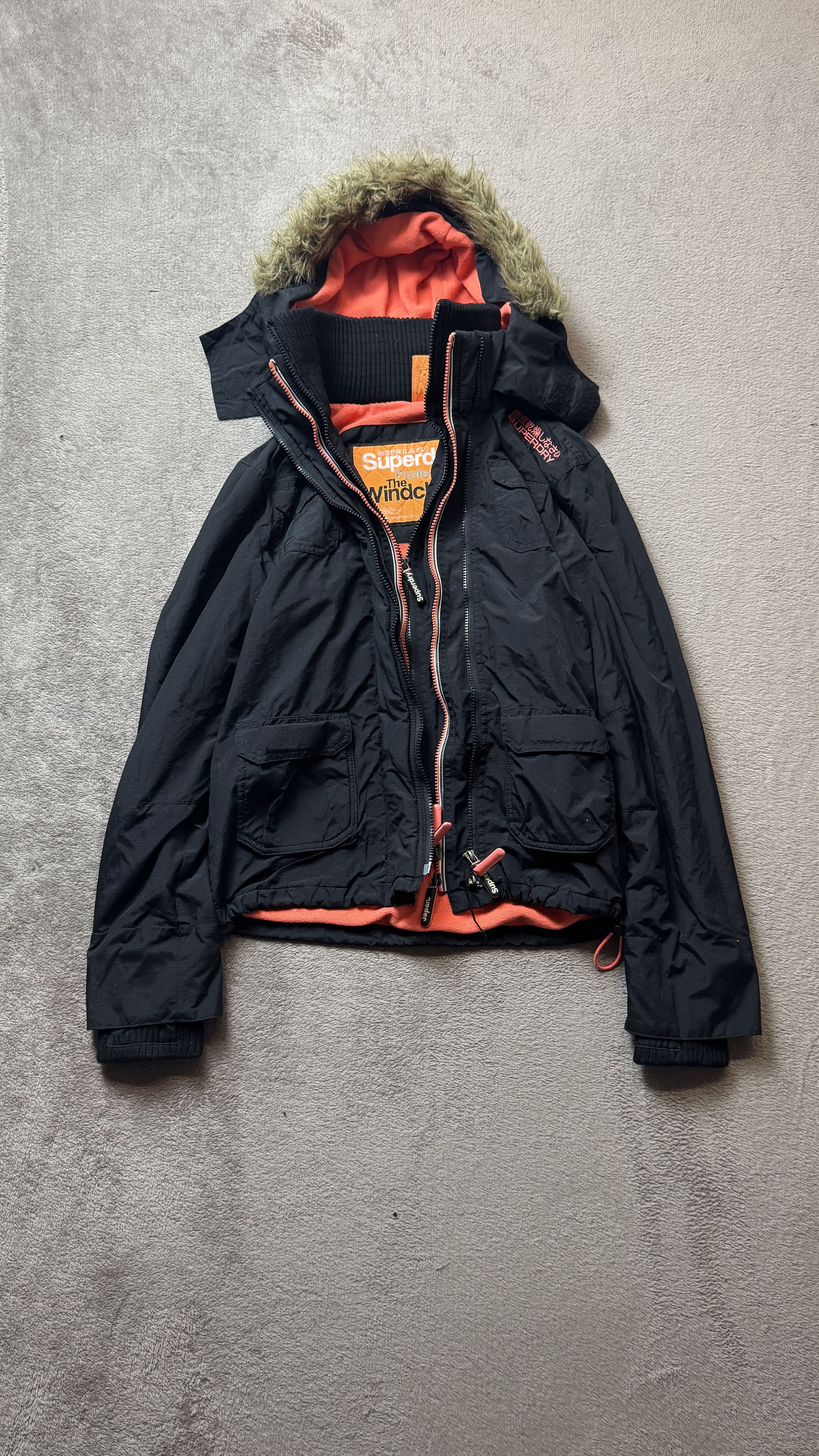 Japanese Brand Superdry Y2K Faux Fur Hood Ski Jacket lgb goa y-3 Size US S / EU 44-46 / 1 - 3 Thumbnail