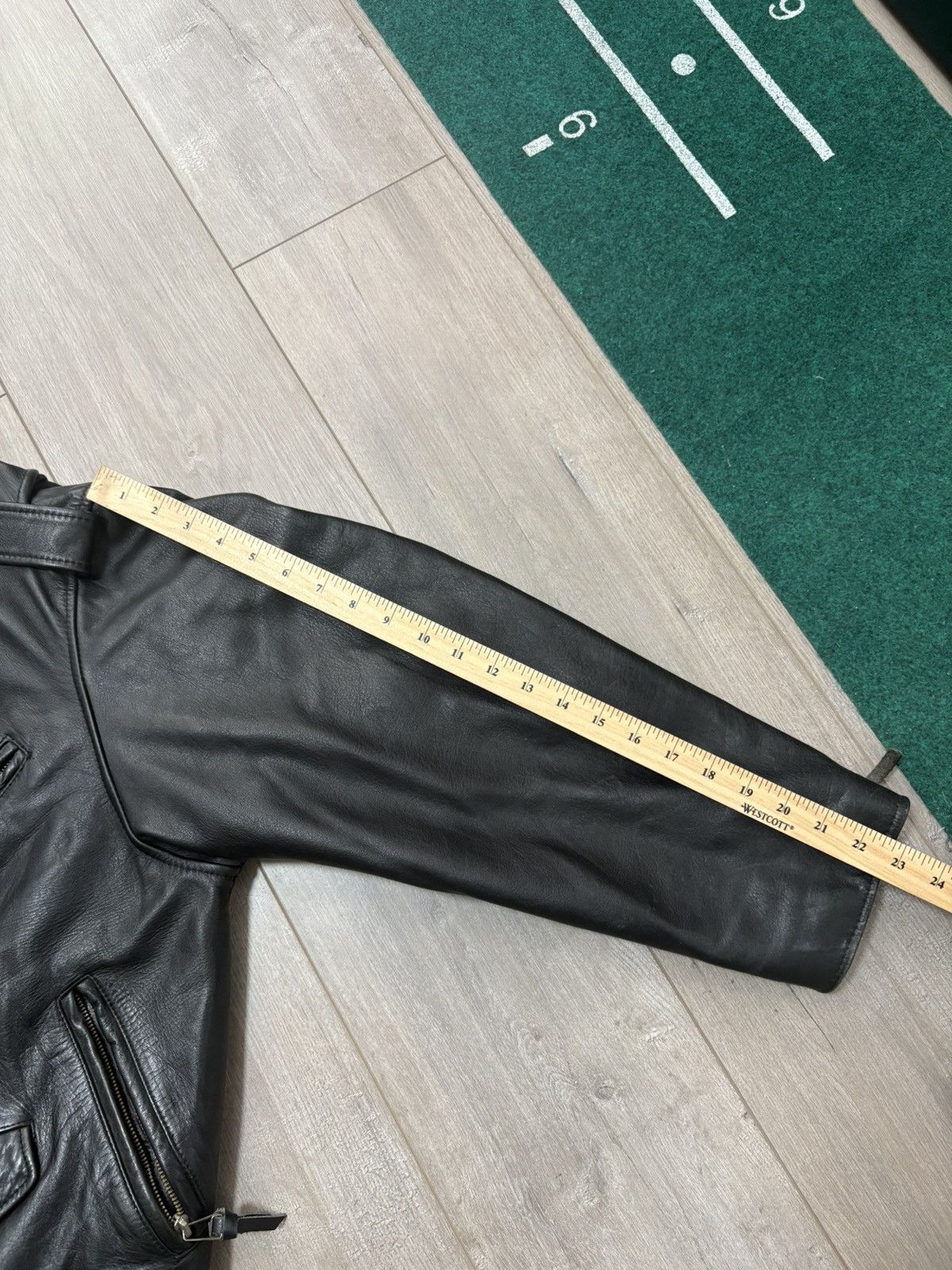 Avirex Vintage Avirex Leather Jacket Mens XL Pocket Motorcycle Size US XL / EU 56 / 4 - 18 Thumbnail