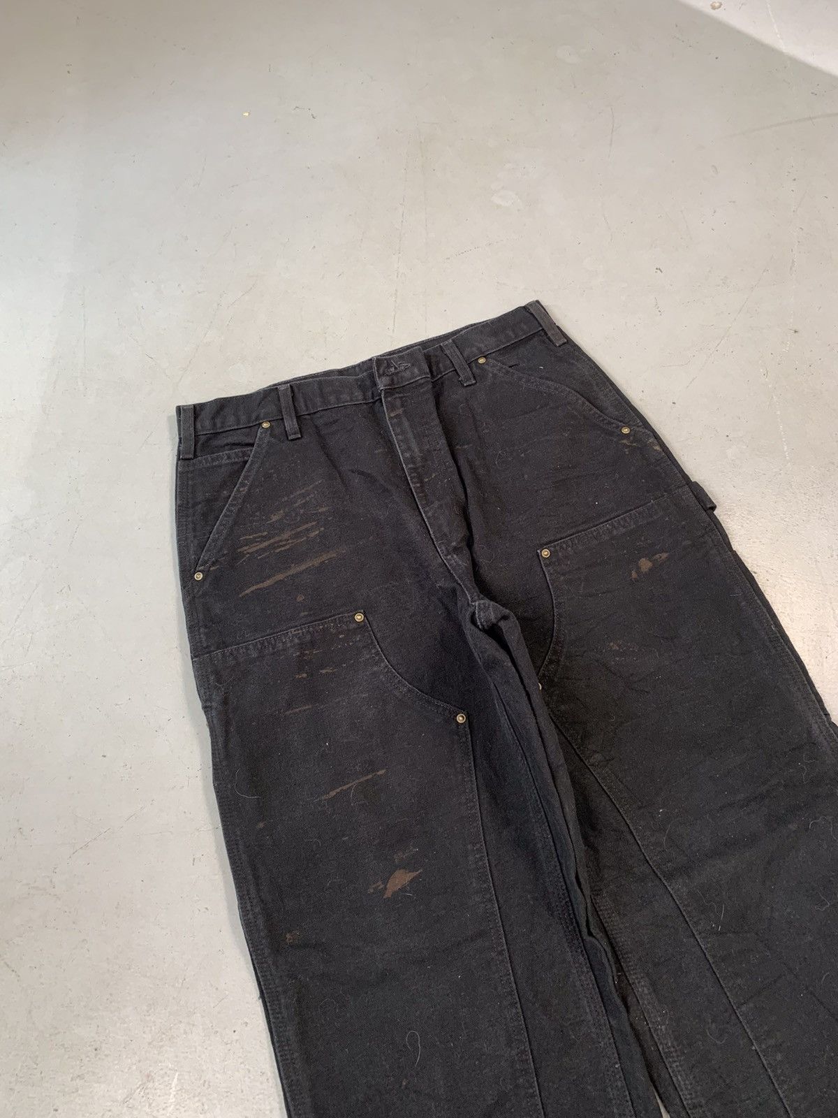 Carhartt Vintage Carhartt B01 BLK double knee workwear denim Size US 34 / EU 50 - 3 Thumbnail
