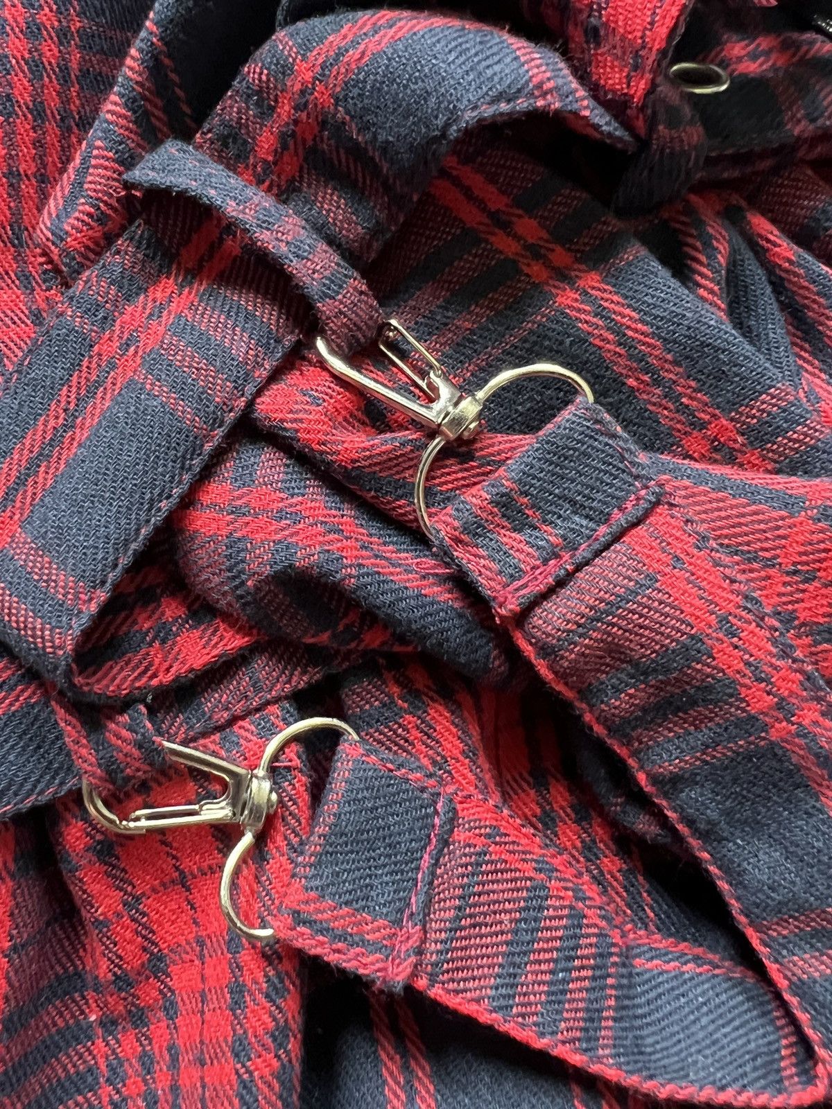 Japanese Brand Unknown Tartan Punk Bondage Pants Size US 27 - 13 Thumbnail