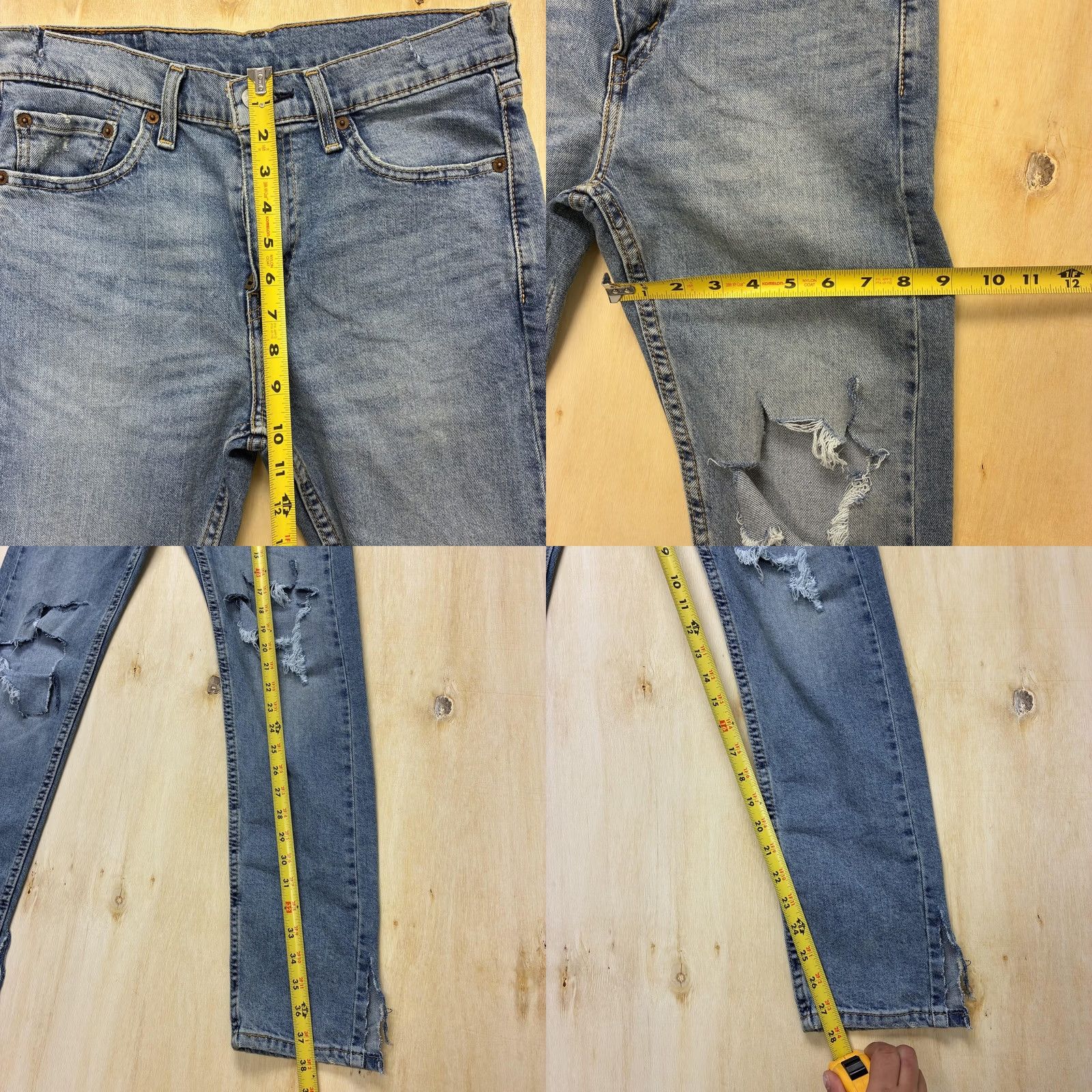Levi's Levi'S 510 Slim Skinny Jeans Men Blue Medium Wash - Pre-Owned Size US 30 / EU 46 - 8 Thumbnail