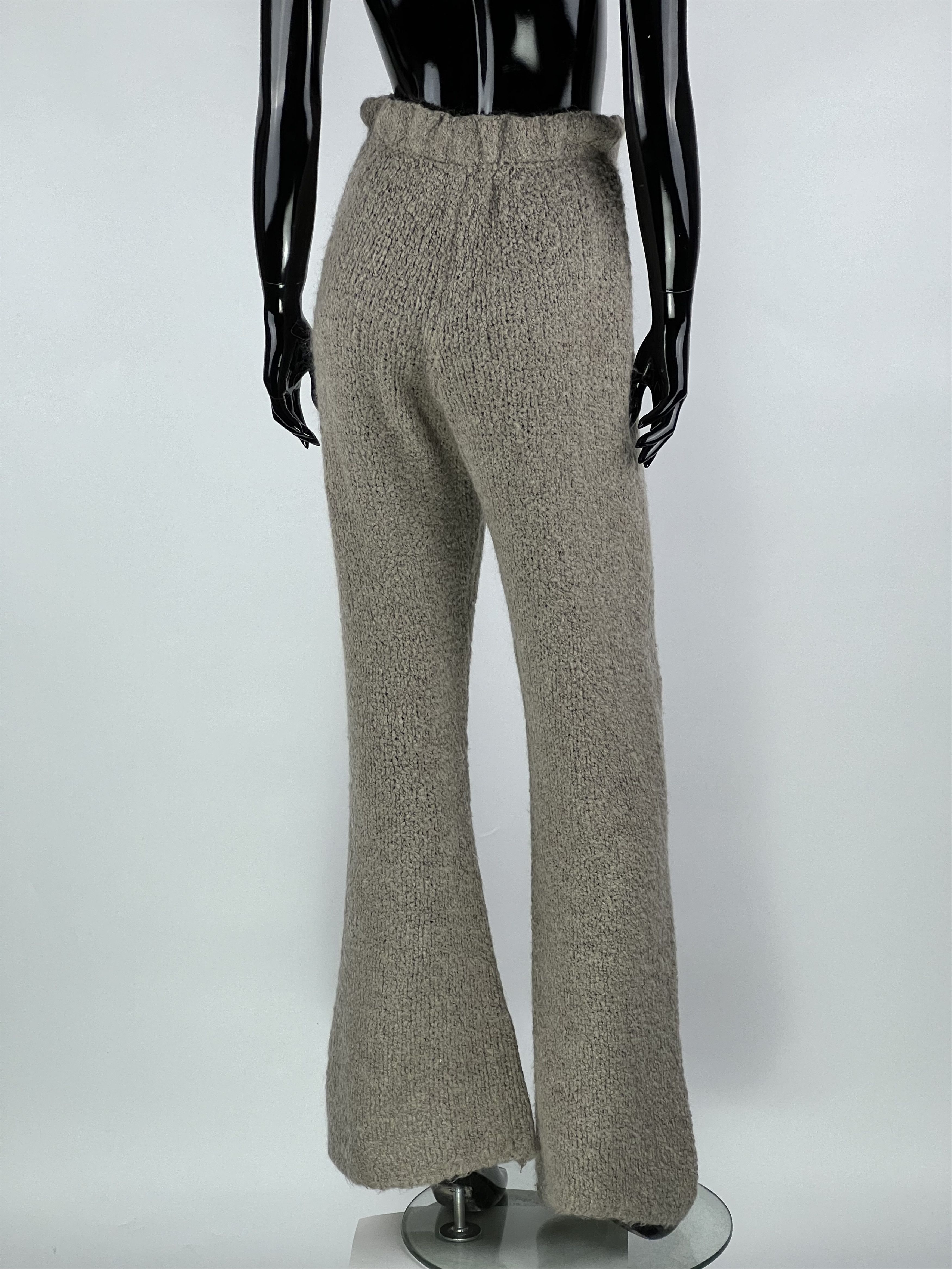 Other Vanessa Alexandra Wool Mohair Flared Pants Size M Size 30" / US 8 / IT 44 - 3 Thumbnail