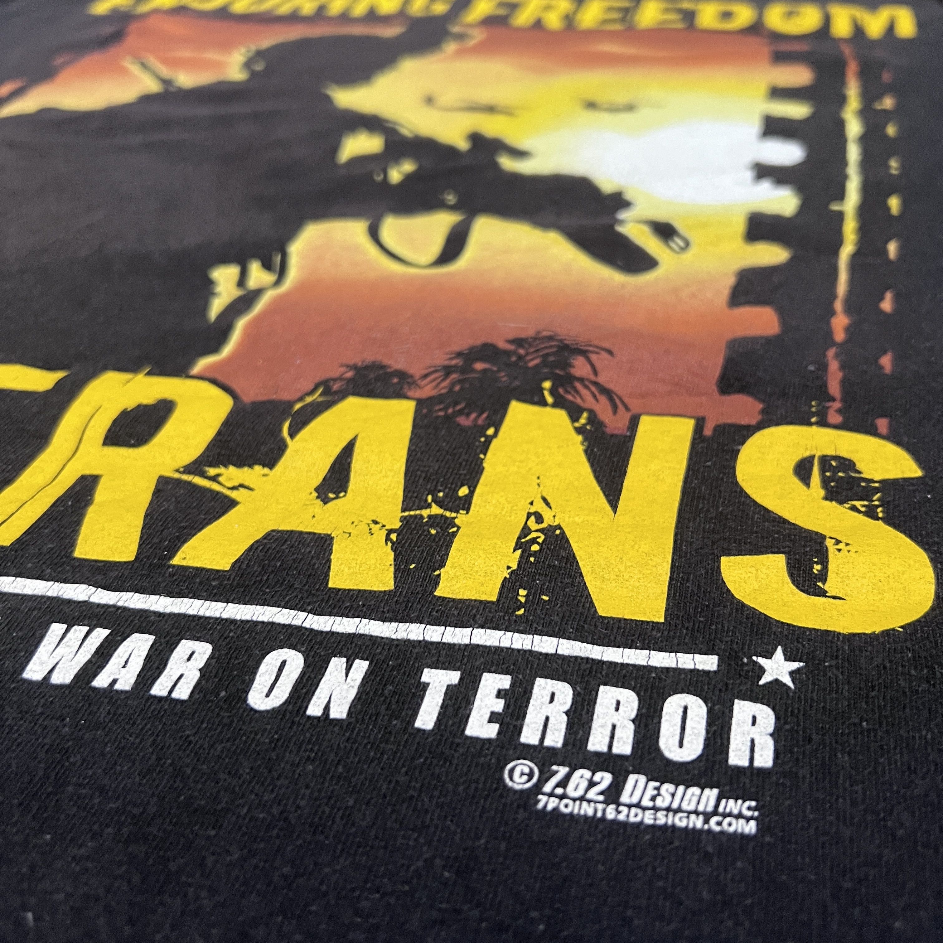 Vintage Vintage Y2K Operation Enduring Freedom Tee Faded Size US M / EU 48-50 / 2 - 3 Thumbnail