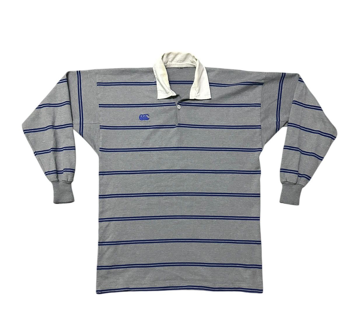 Vintage Canterbury of new zealand striped polo shirts Size US M / EU 48-50 / 2 - 1 Thumbnail