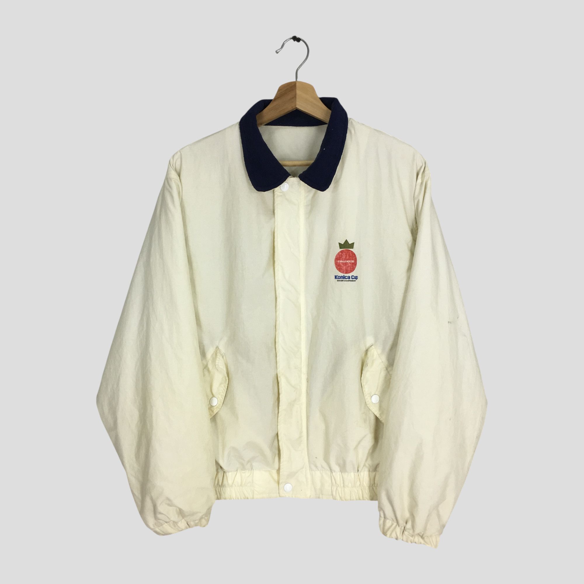 Japanese Brand Vintage 90's Konica Cup Soccer Championship Jacket Size US L / EU 52-54 / 3 - 2 Thumbnail