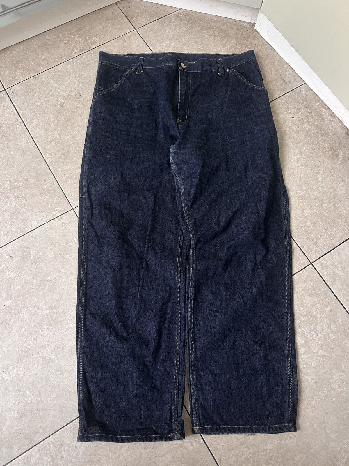 Japanese Brand Carhartt Vintage Simple Knee Pants Denim Japanese Style Size US 38 / EU 54 - 3 Thumbnail