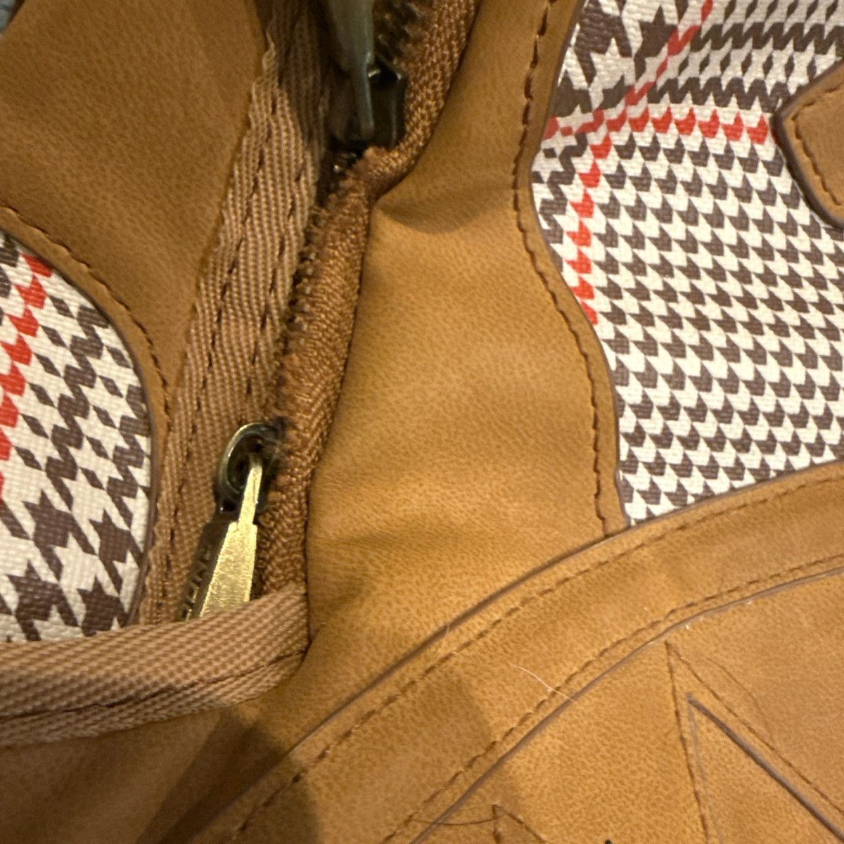 Sprayground Sprayground Backpack Limited Edition Plaid Brown FauxLeather Size ONE SIZE - 4 Thumbnail