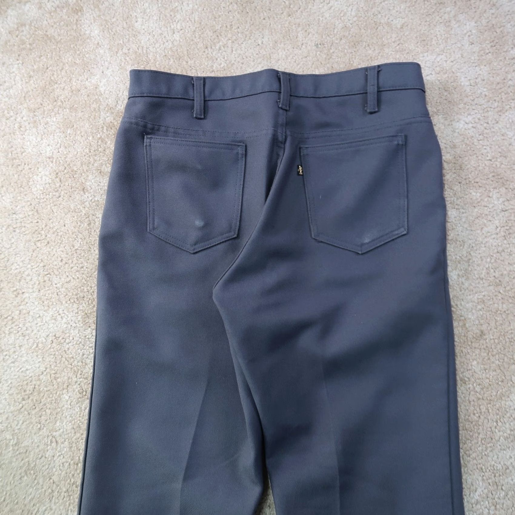 Levi's VINTAGE Levi's Pants Men 34x31 5-Pocket Flat Front Bootcut Gray USA Made in USA Size US 34 / EU 50 - 7 Thumbnail