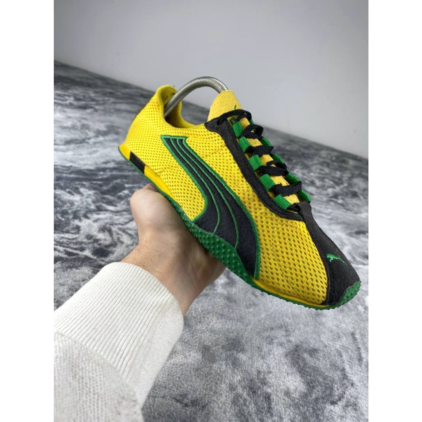 Puma VINTAGE Puma Speedcat H-Street Y2K Sneakers Women Size US 6 Yellow Logo Suede Rubber Foam Low Top Casual Size US 6 / IT 36 - 4 Thumbnail