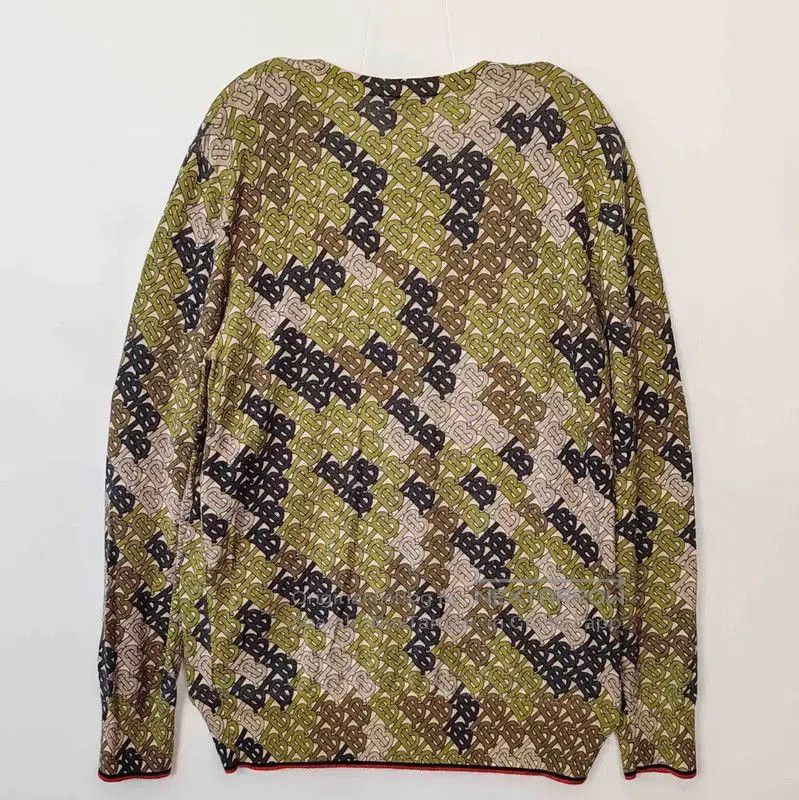 Burberry Burberry Green Wool Men's Knit Sweater. Size US XL / EU 56 / 4 - 2 Thumbnail
