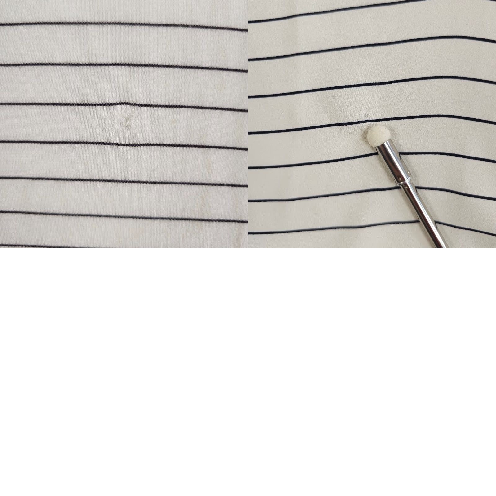 Ann Taylor Ann Taylor Tank Top Womens XL White Striped Sleeveless Lined Shirt Casual Size XL / US 12-14 / IT 48-50 - 8 Thumbnail