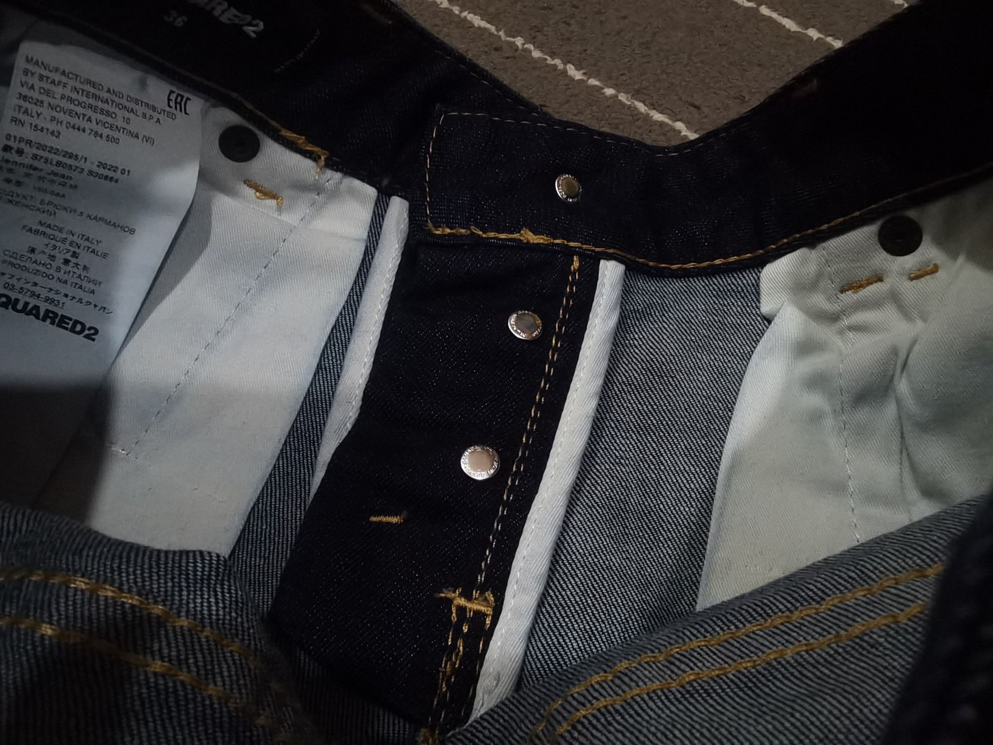 Dsquared2 DSQUARED2 blue Denim skinny W29 5131 Size 29" - 14 Thumbnail