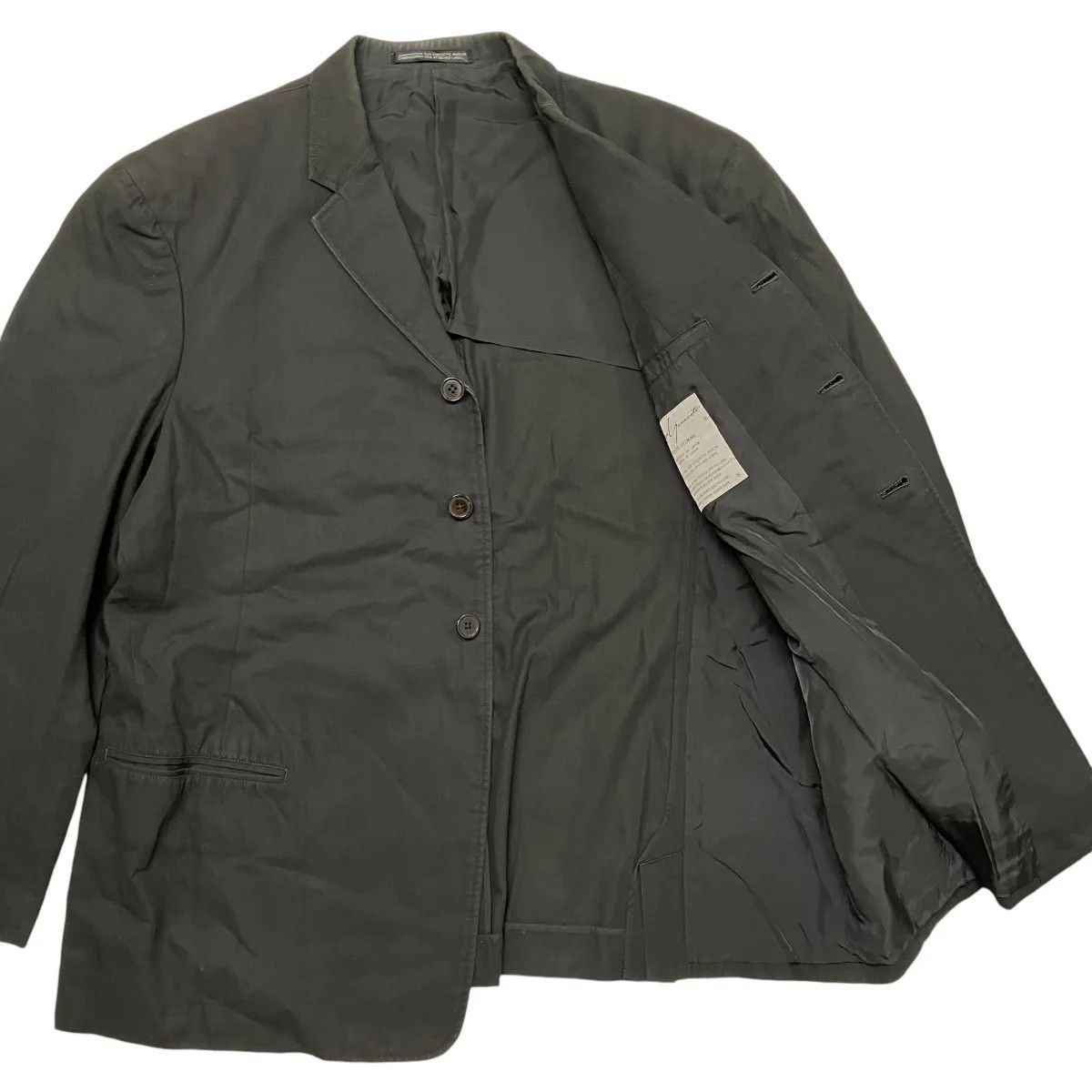 Yohji Yamamoto Yohji Yamamoto pour homme 80s ink tag jacket Size US S / EU 44-46 / 1 - 3 Thumbnail