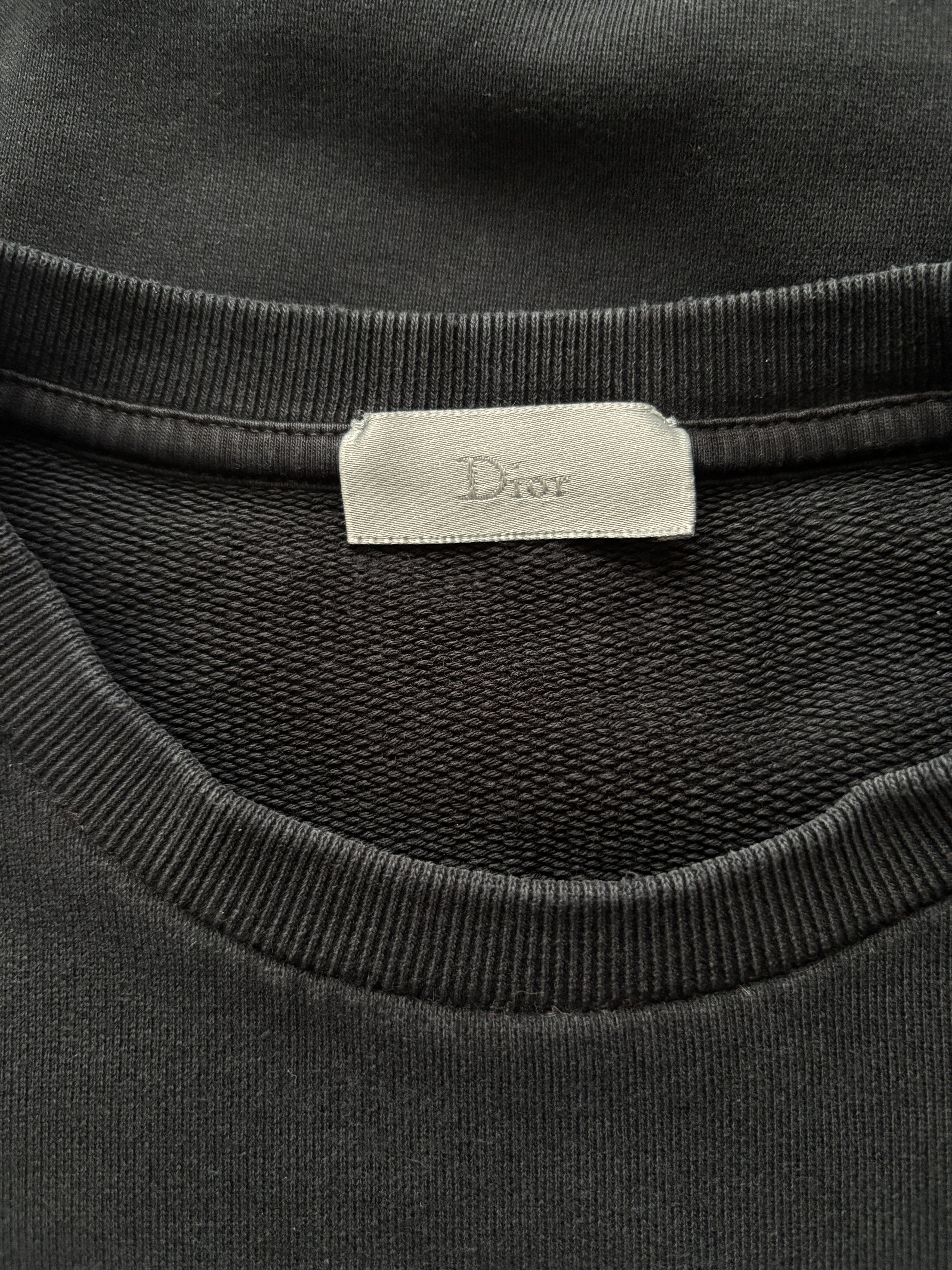 Dior ⚡️QUICK SALE⚡️Dior Black "Paris" Crewneck Sweatshirt Size US M / EU 48-50 / 2 - 4 Thumbnail
