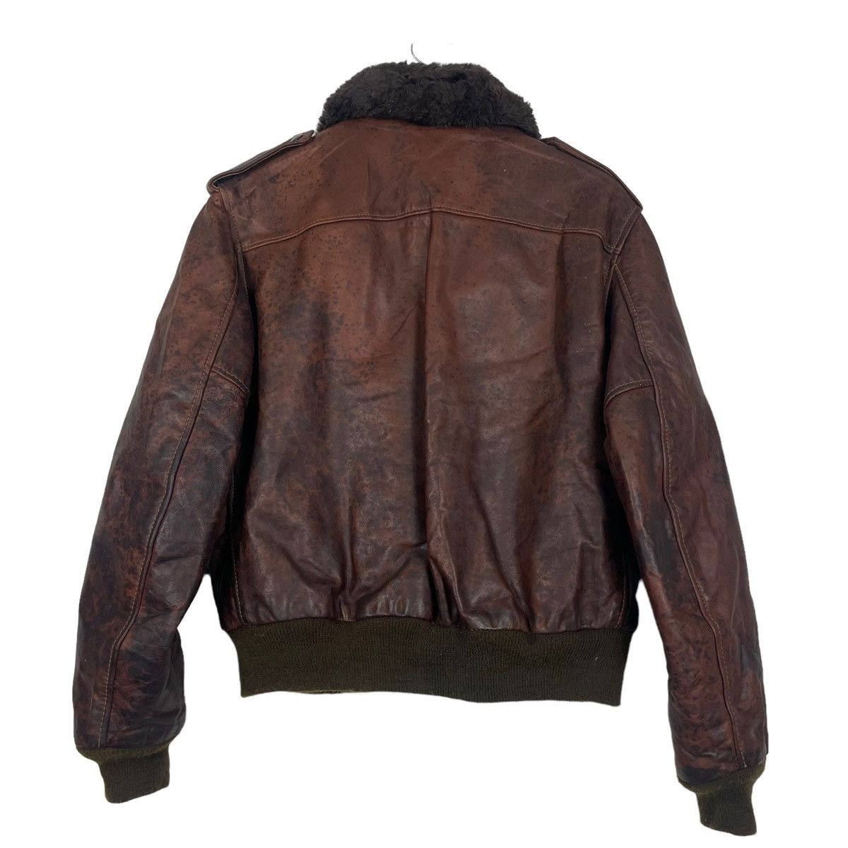 Schott × Vintage 💥SCHOTT A2 FLYER LEATHER VINTAGE JACKET Size US M / EU 48-50 / 2 - 7 Thumbnail