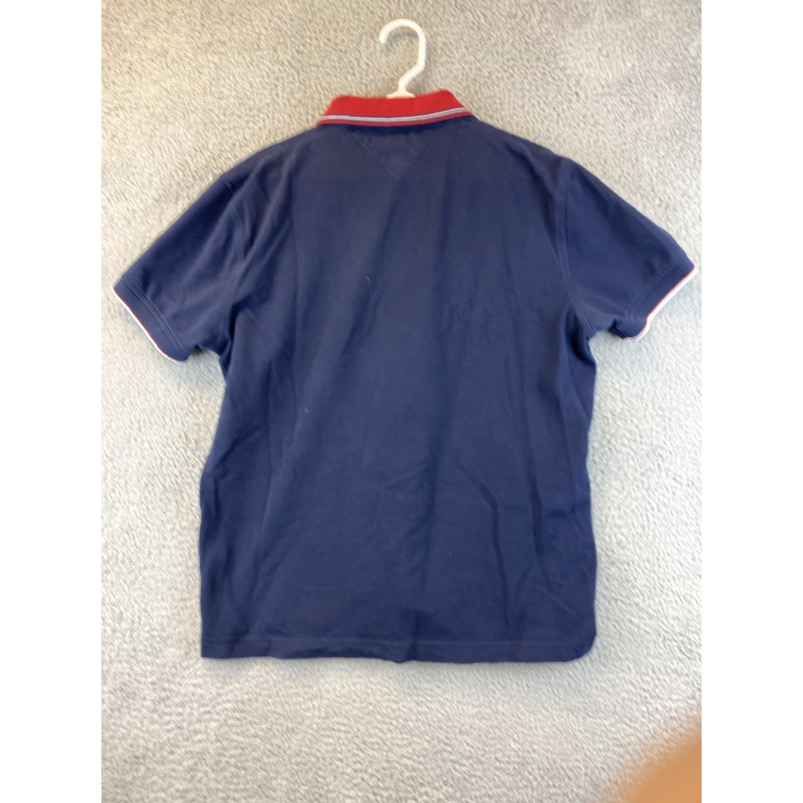 Tommy Hilfiger Tommy Hilfiger Polo Shirt Men L Blue Short-Sleeve Solid 77-15 Size US L / EU 52-54 / 3 - 8 Thumbnail