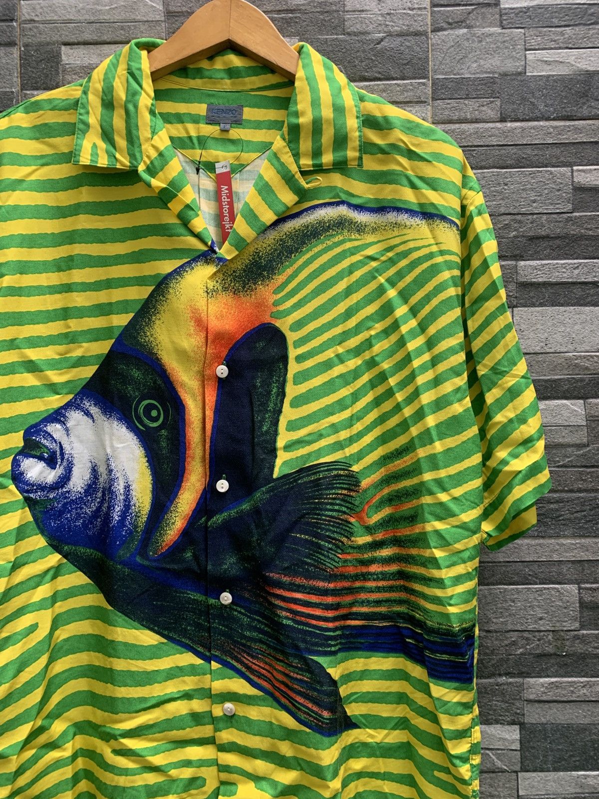 Kenzo Vintage KENZO Marine Angelfish Shirt Size US L / EU 52-54 / 3 - 1 Thumbnail