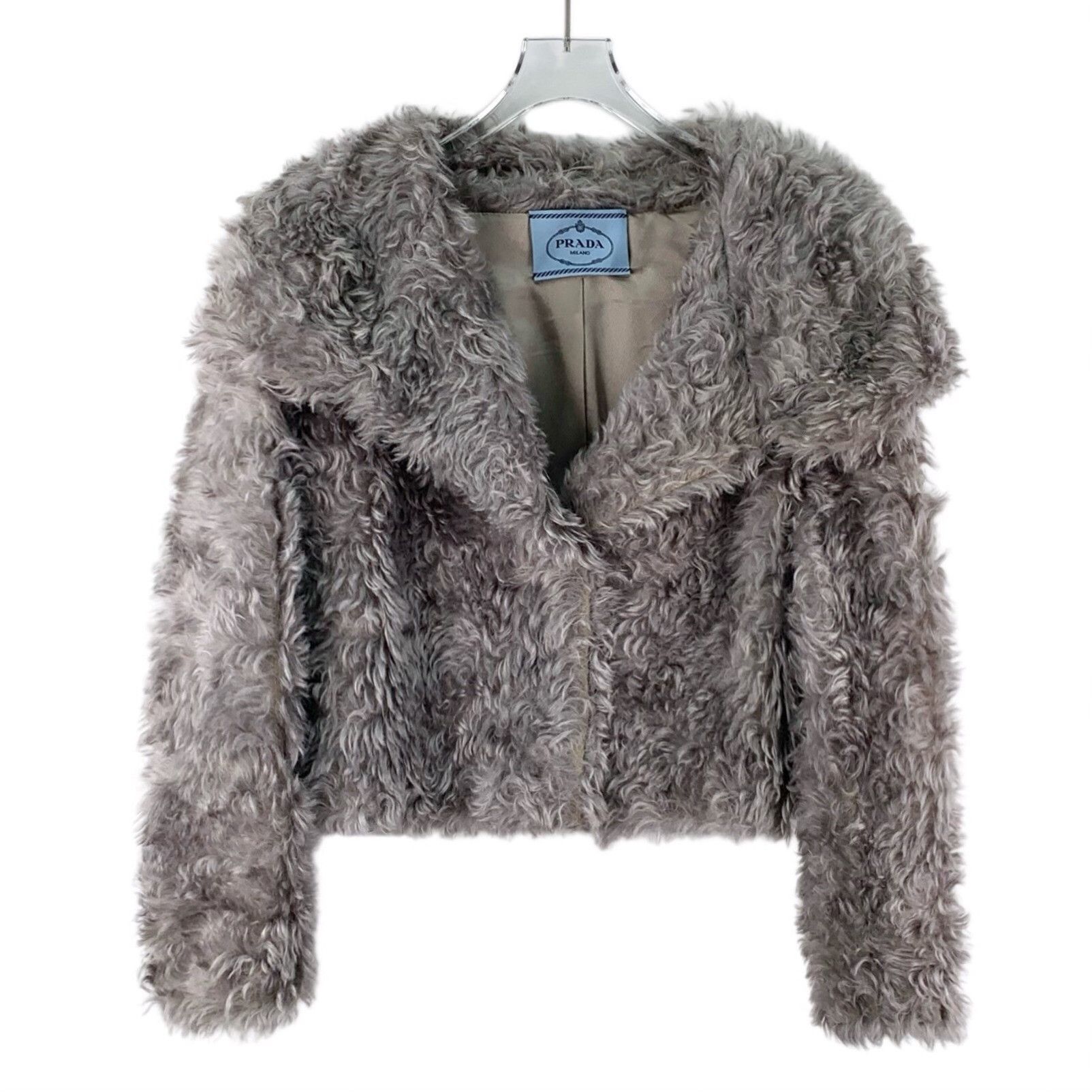 Prada Prada Gray Jacket M Women Size M / US 6-8 / IT 42-44 - 1 Thumbnail