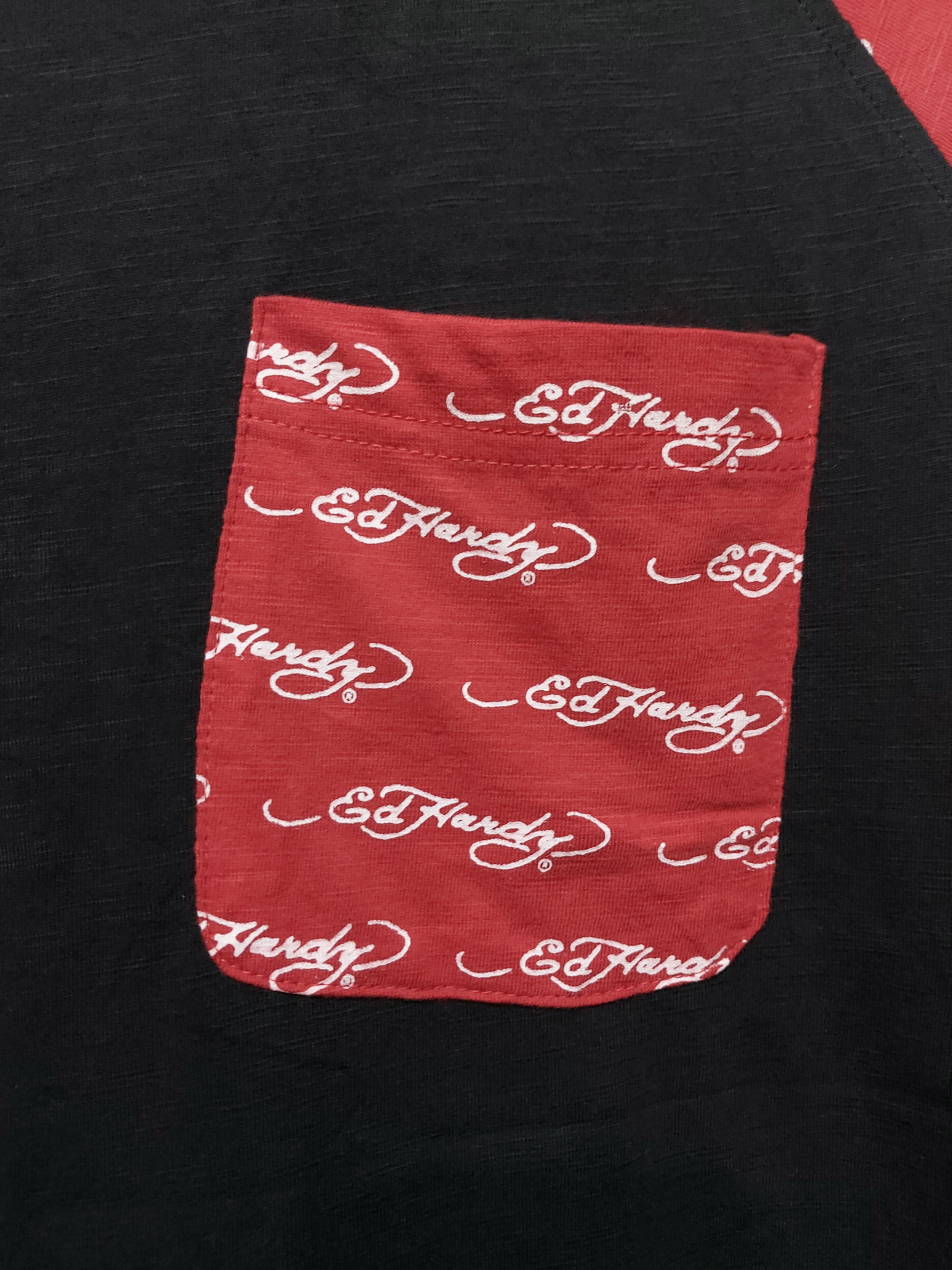 Christian Audigier × Ed Hardy 2000'S ED HARDY POCKET Y2K SHIRT Size US L / EU 52-54 / 3 - 2 Thumbnail
