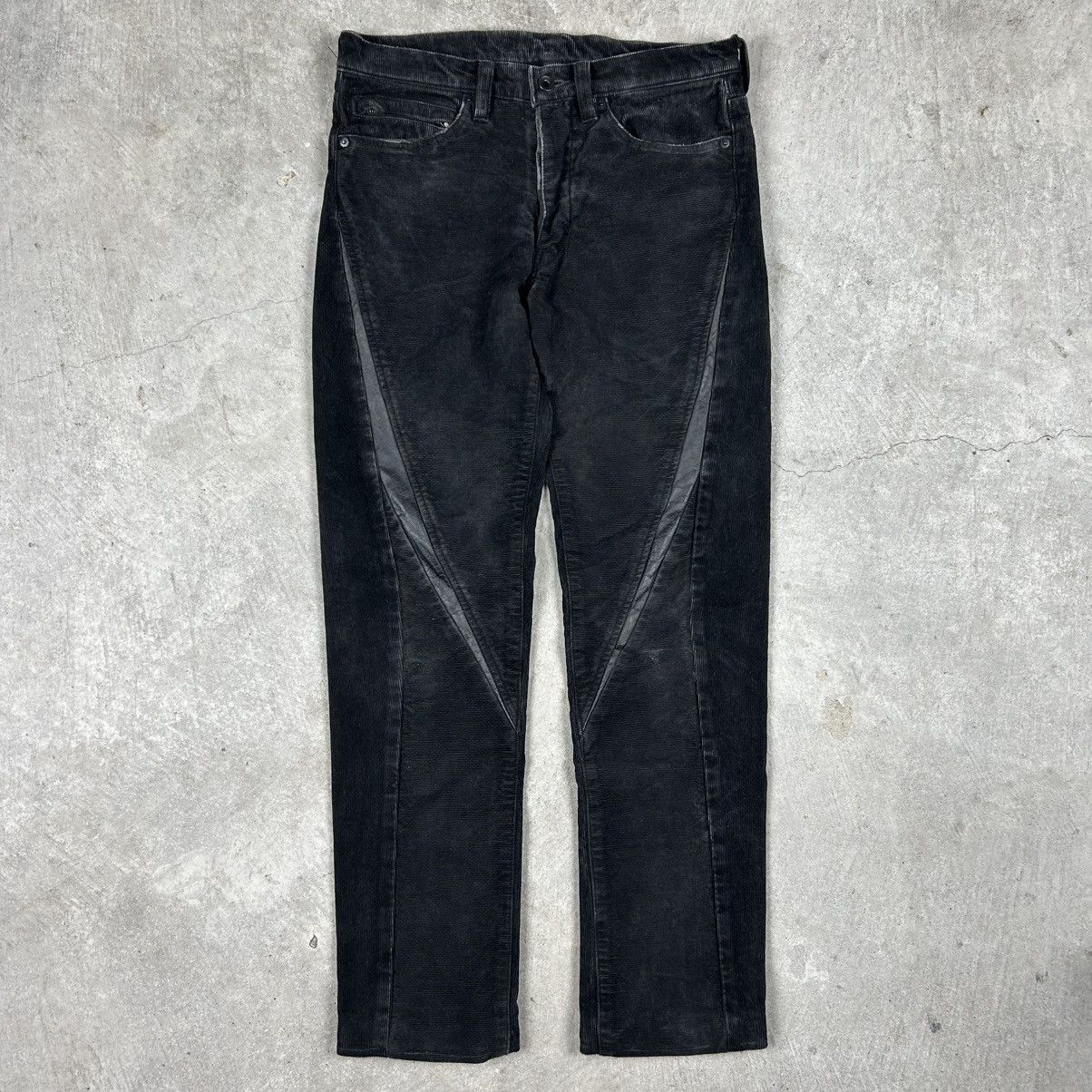 S/STERE S/STERE 2011AW Corduroy DeerSkin Panel Pants Size US 28 / EU 44 - 1 Thumbnail