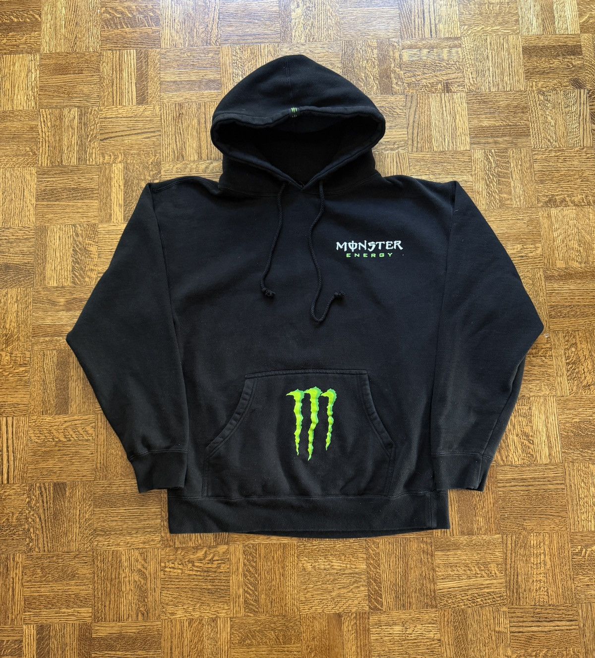 Vintage Vintage Monster Energy Graphic Hooded Sweatshirt Hoodie Size US L / EU 52-54 / 3 - 1 Thumbnail