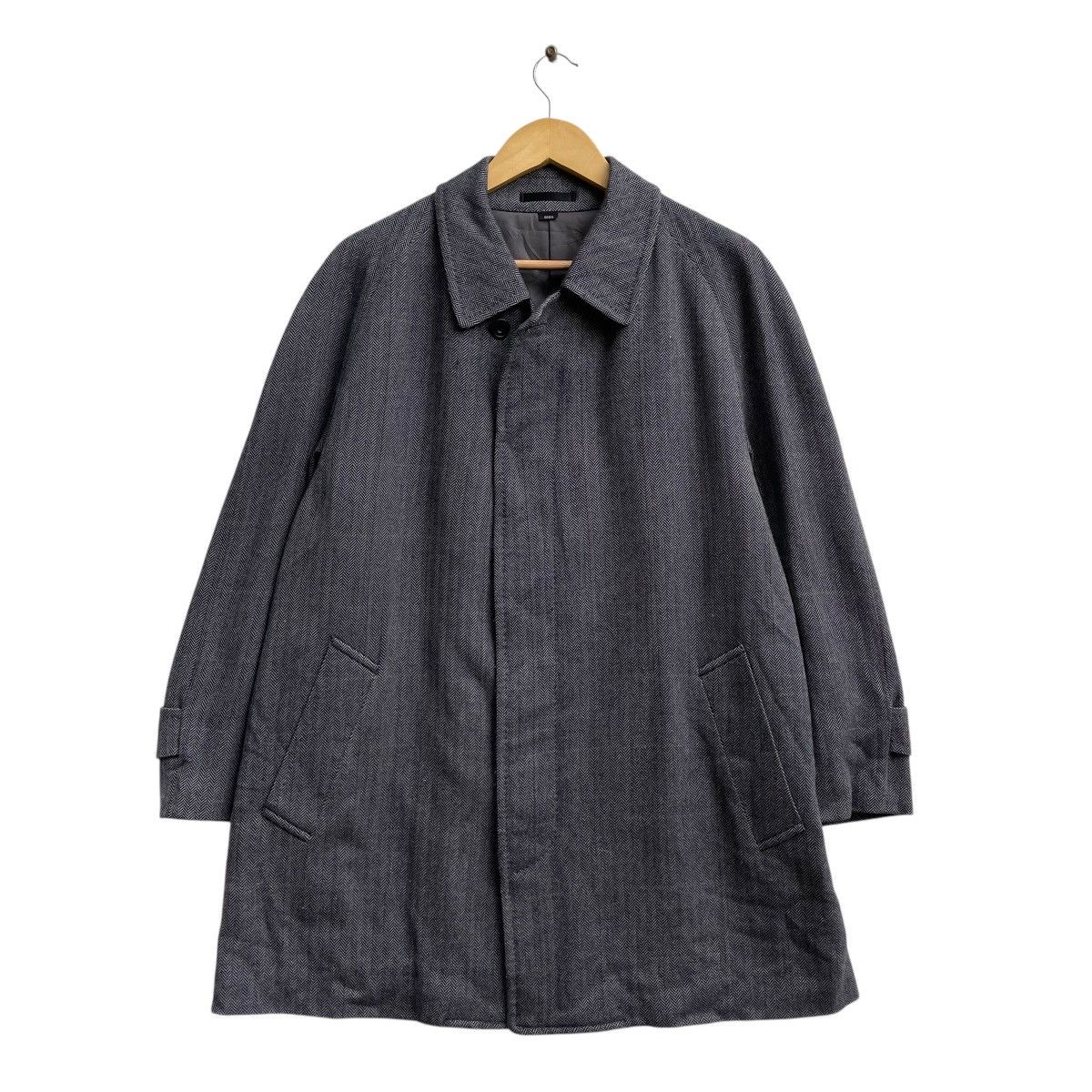 DAKS × Vintage 💥Vintage Daks London Long Coat Herringbone Made In England Size US M / EU 48-50 / 2 - 1 Thumbnail