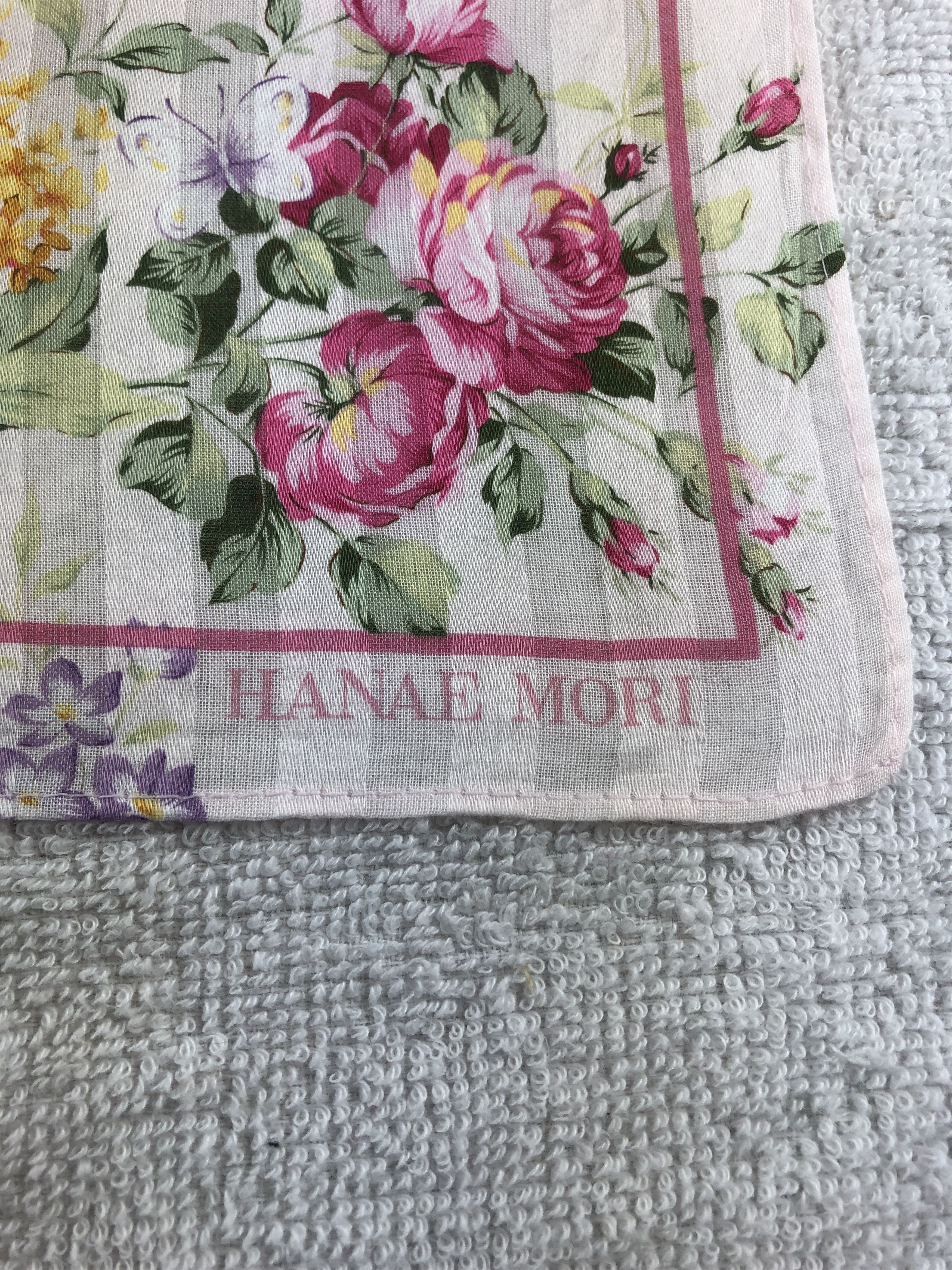 Hanae Mori × Japanese Brand × Vintage Hanae Mori Handkerchief / Bandana / Neckerchief Size ONE SIZE - 5 Thumbnail
