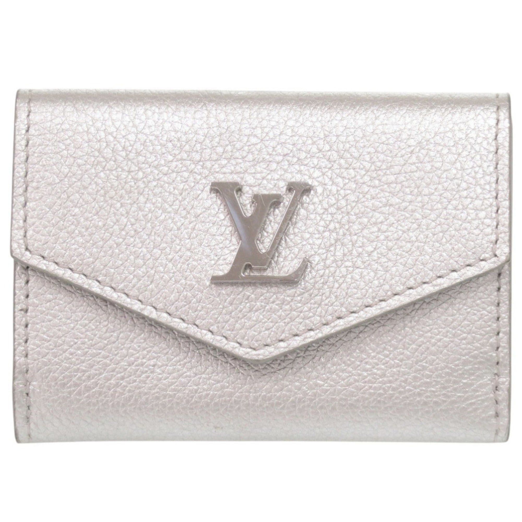 Louis Vuitton Excellent condition Louis Vuitton Portefeuille Rock Mini Leather Silver Tri-fold Wallet LV 1637 Size ONE SIZE - 1 Thumbnail