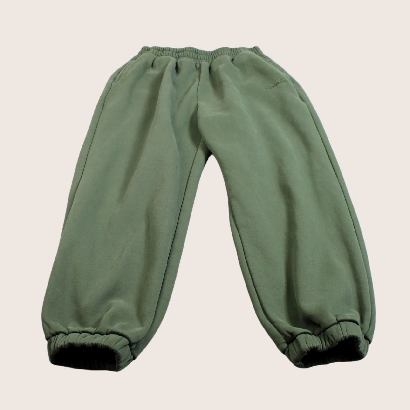 Vintage VINTAGE? No — Comfrt Sweatpants Mens XL Green Fleece Joggers Elastic Waist Loungewear Cozy Size US 36 / EU 52 - 1 Thumbnail